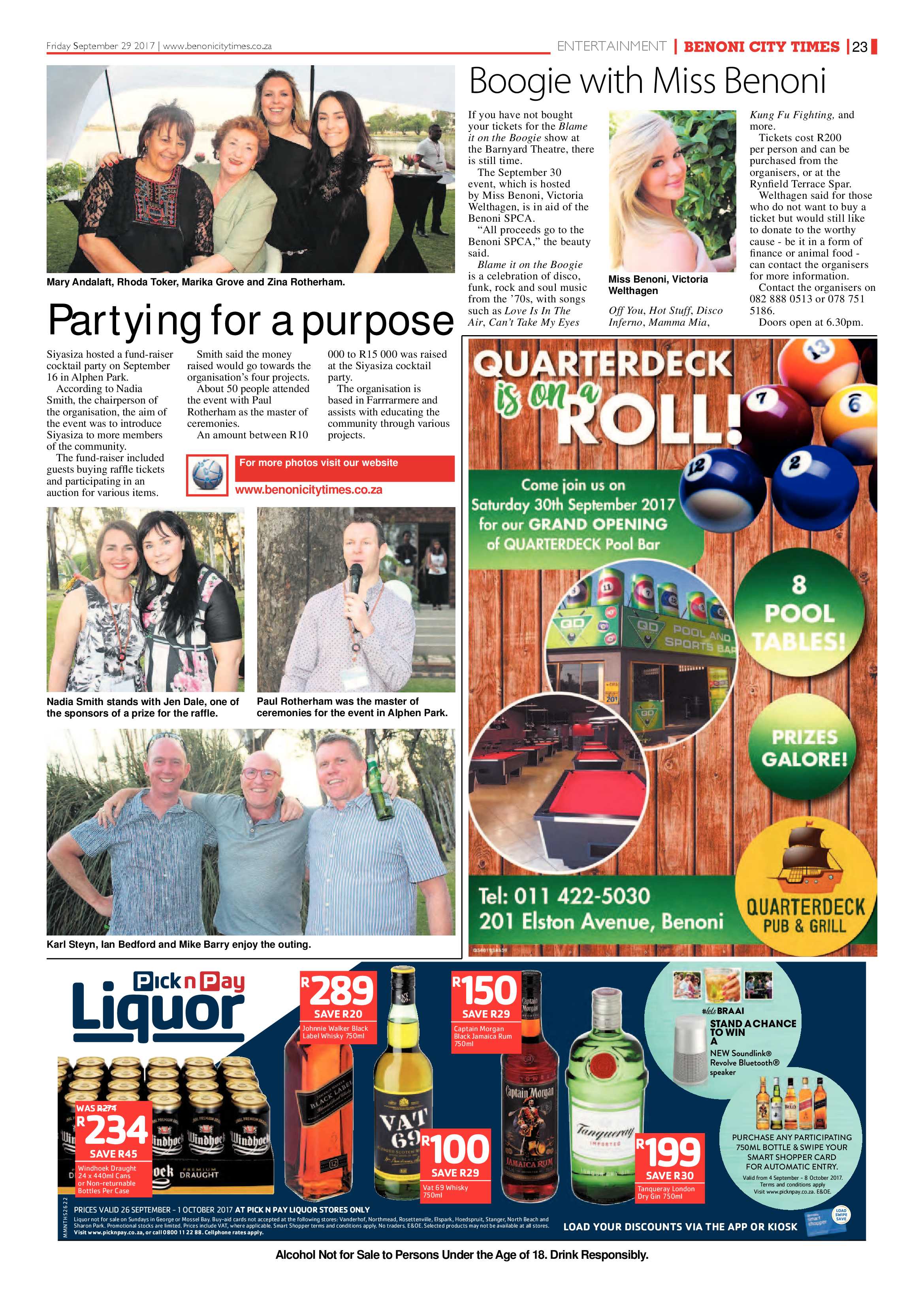 Benoni City Times 28 September 2017 page 23