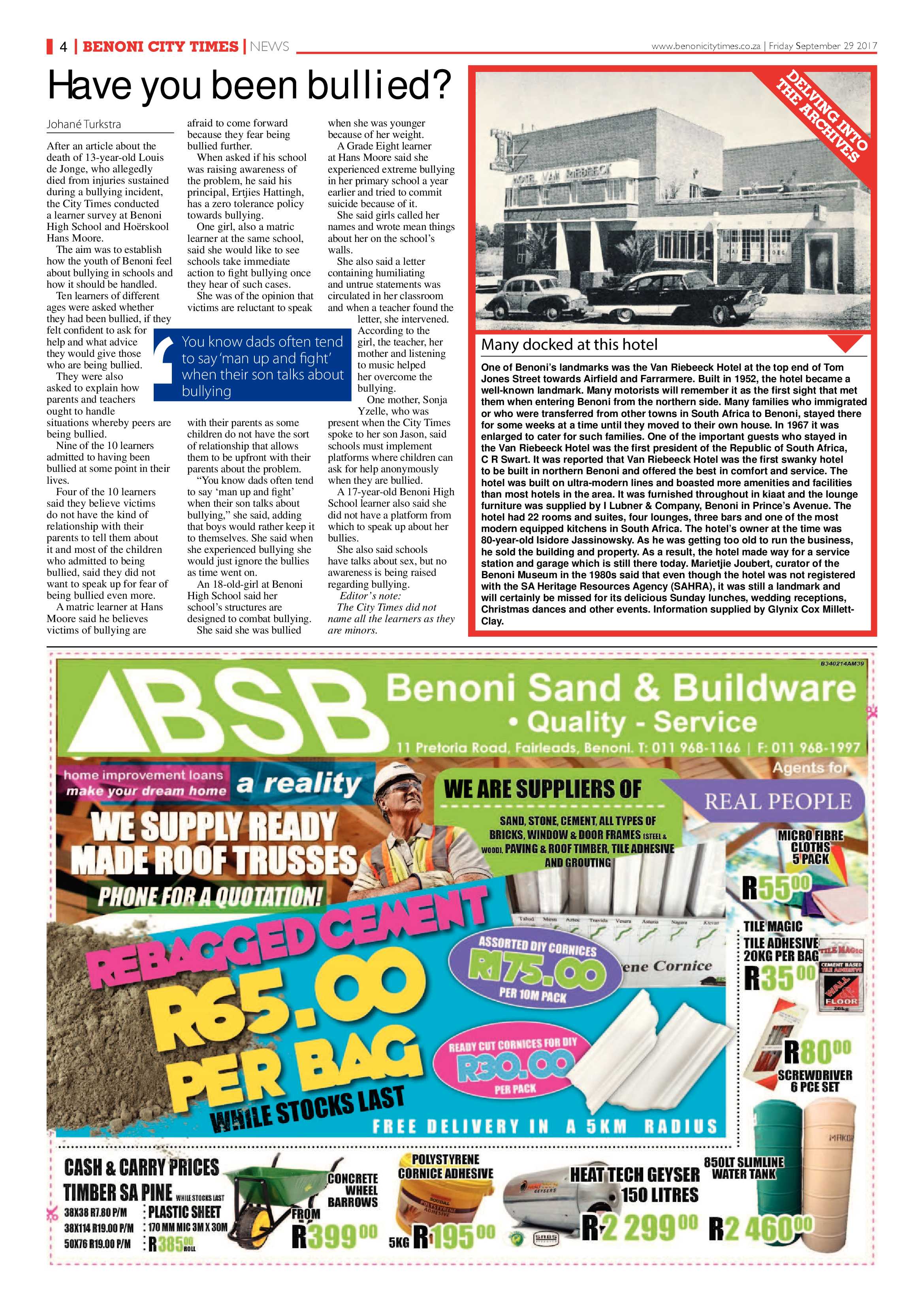 Benoni City Times 28 September 2017 page 4