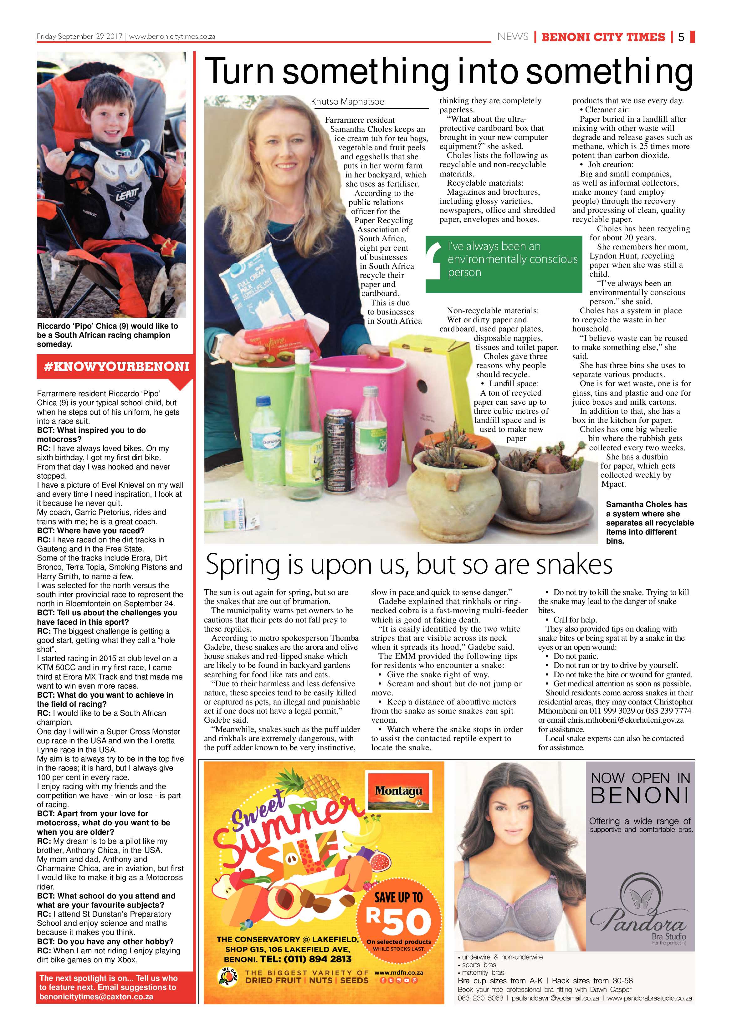 Benoni City Times 28 September 2017 page 5