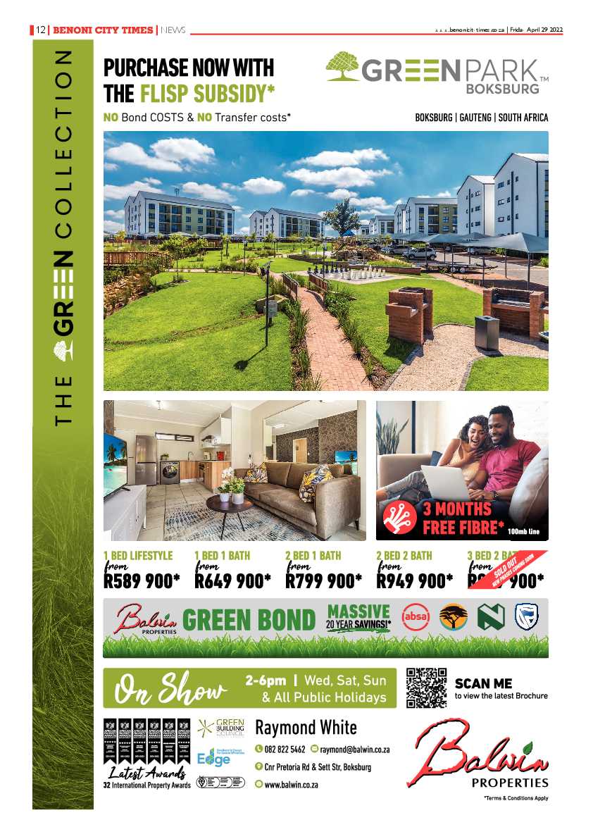 Benoni City Times 29 April 2022 page 12