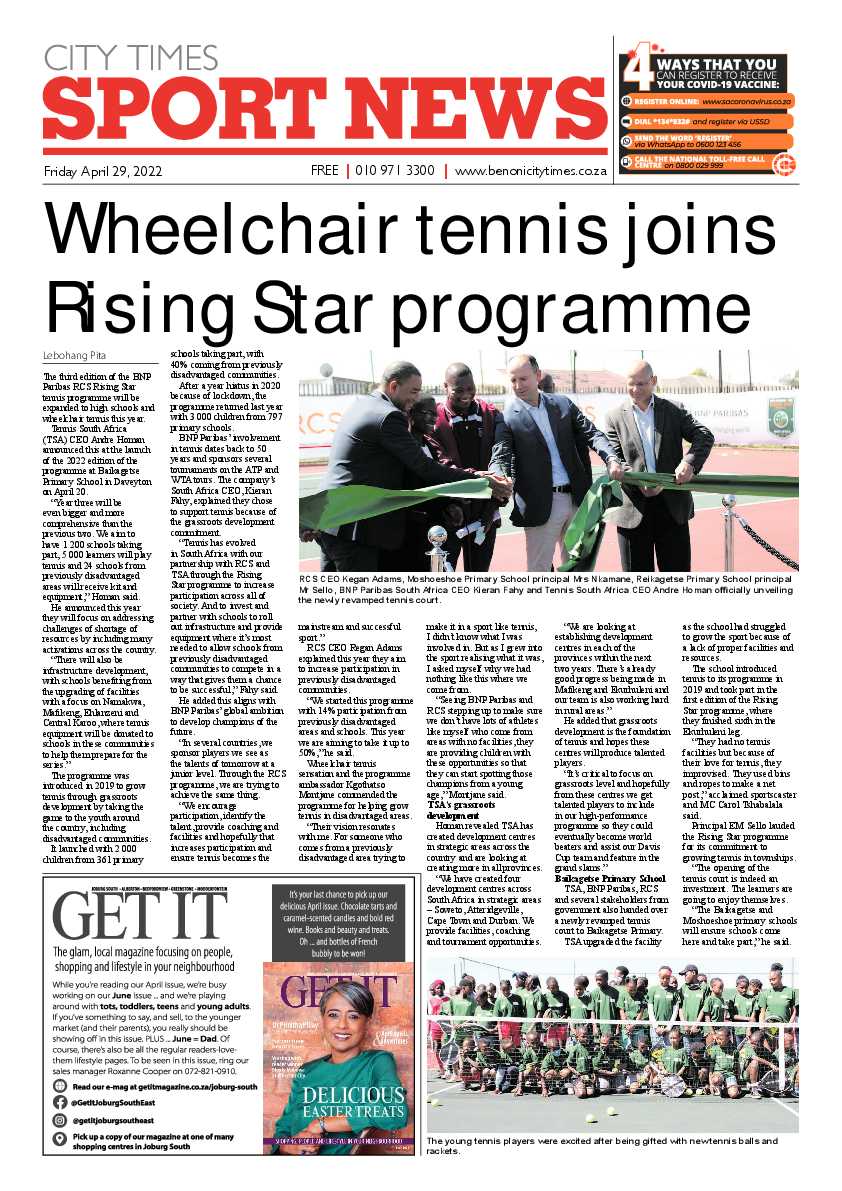 Benoni City Times 29 April 2022 page 16