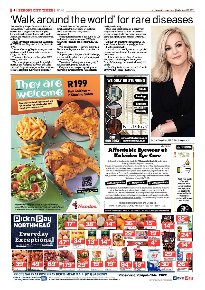Benoni City Times 29 April 2022 page 4