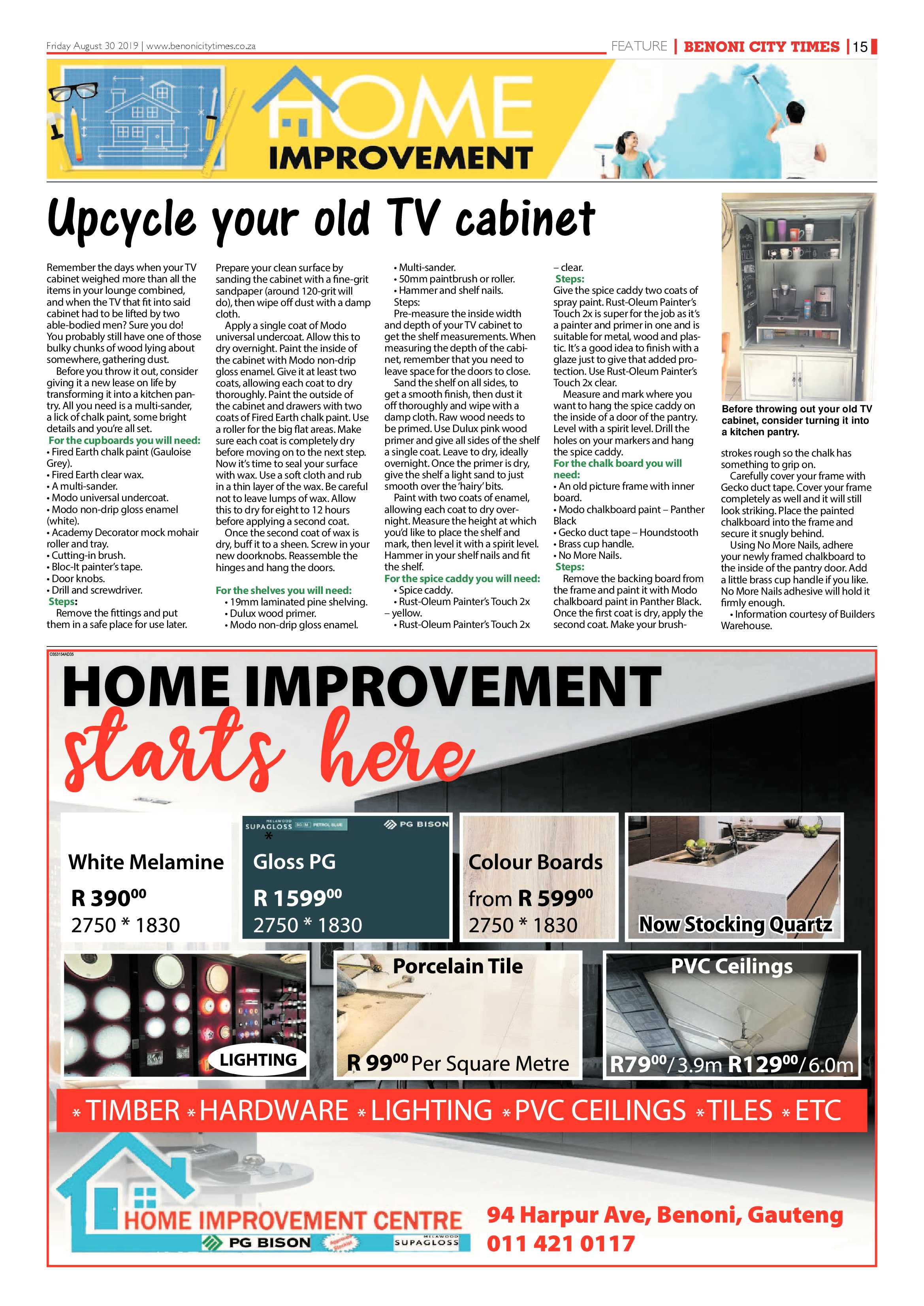 Benoni City Times 29 August 2019 page 15