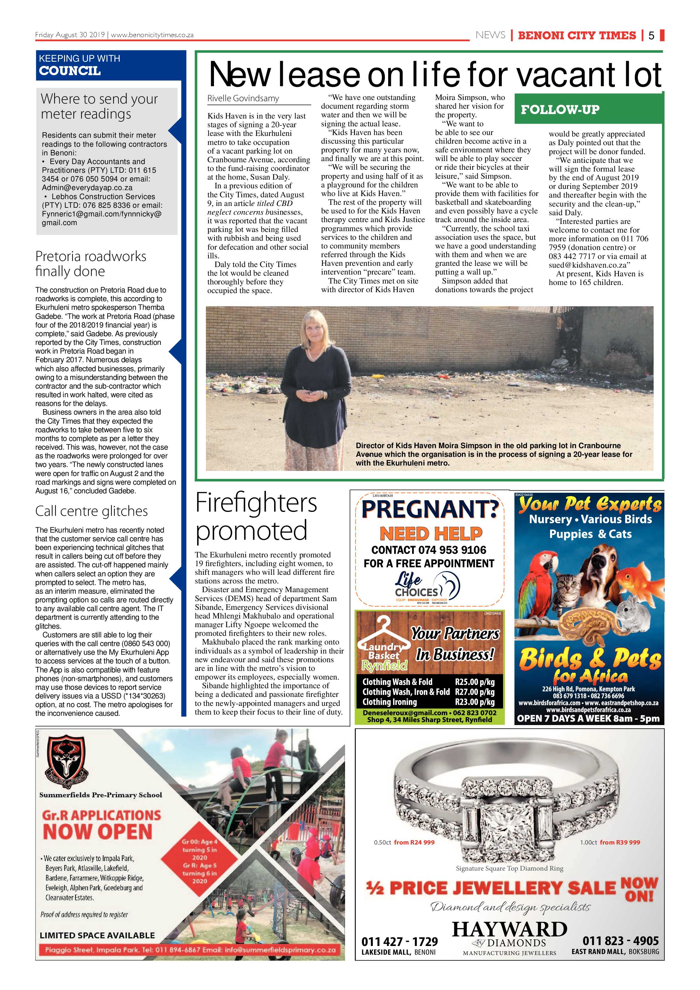 Benoni City Times 29 August 2019 page 5