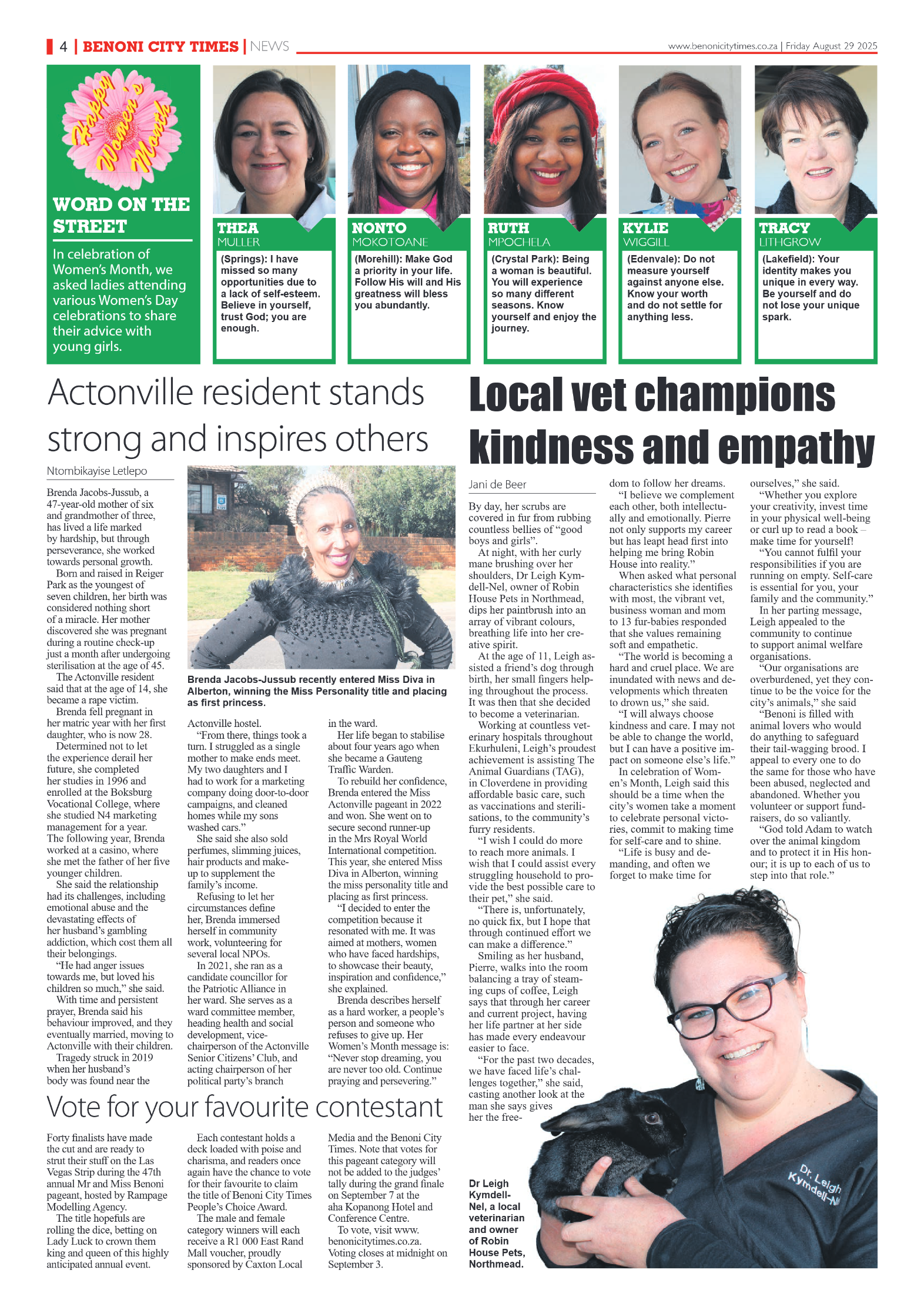 Benoni City Times 29 August 2025 page 4