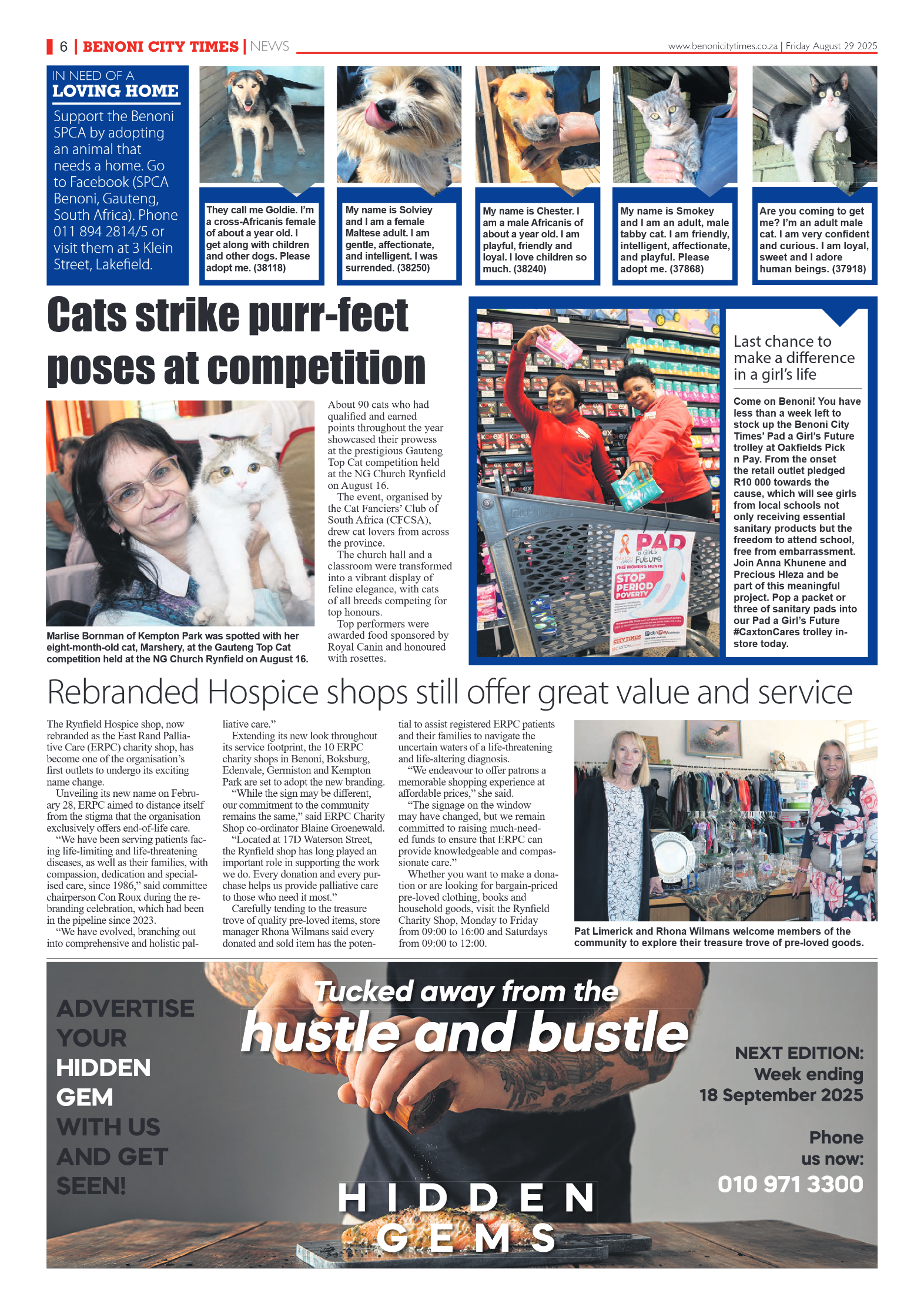 Benoni City Times 29 August 2025 page 6