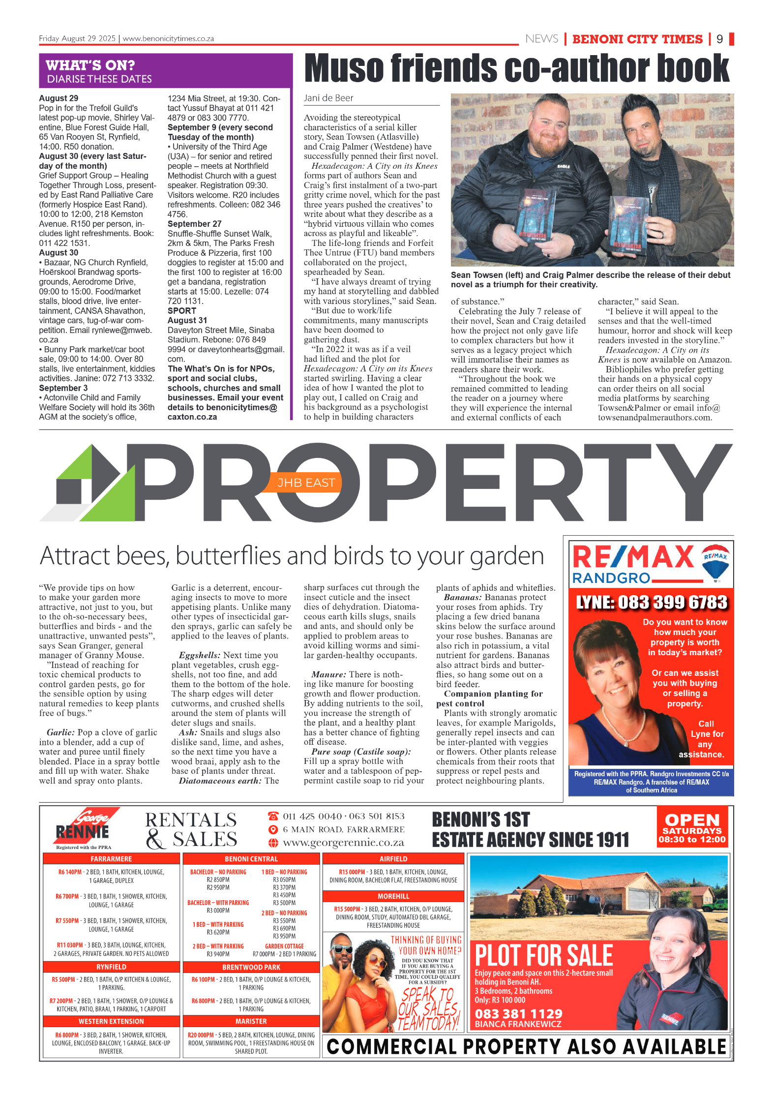 Benoni City Times 29 August 2025 page 9
