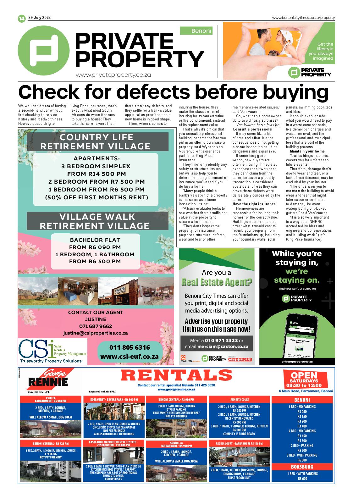 Benoni City Times 29 July 2022 page 14