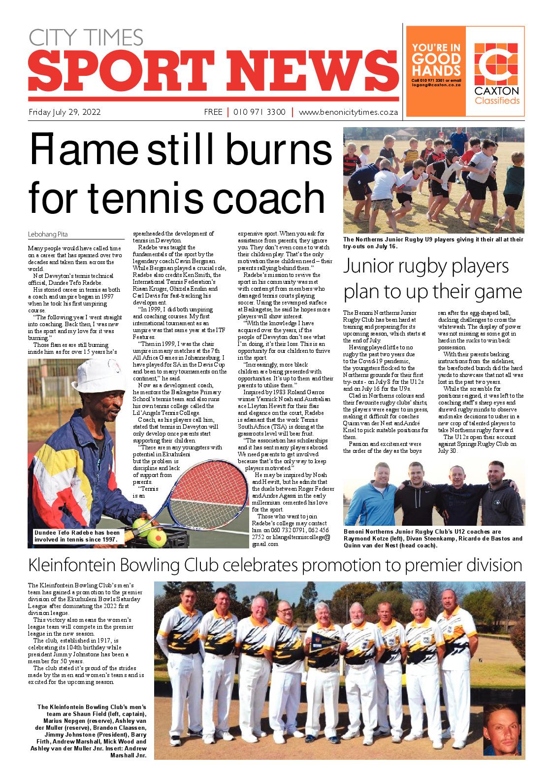 Benoni City Times 29 July 2022 page 20