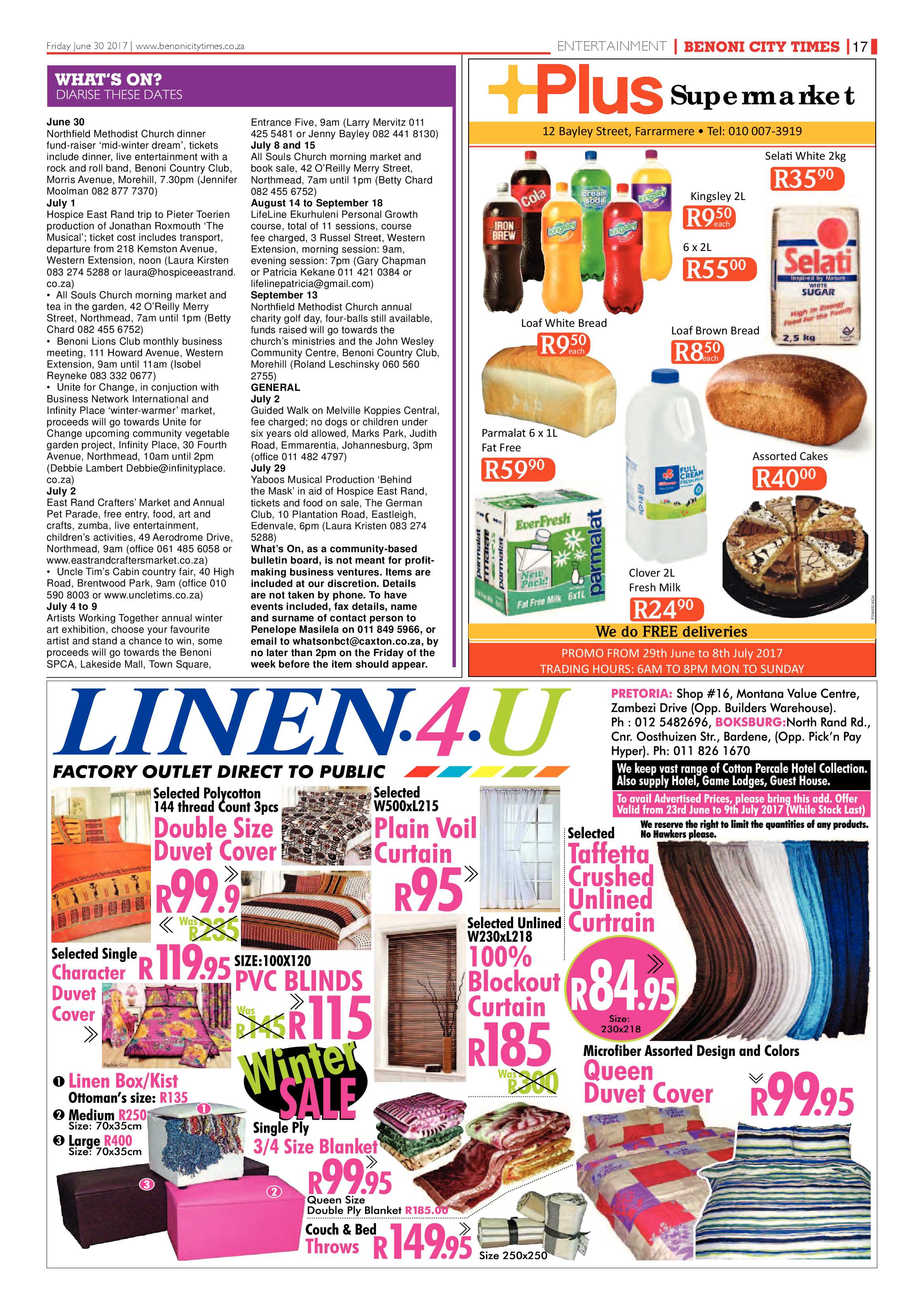 Benoni City Times 29 June 2017 page 17