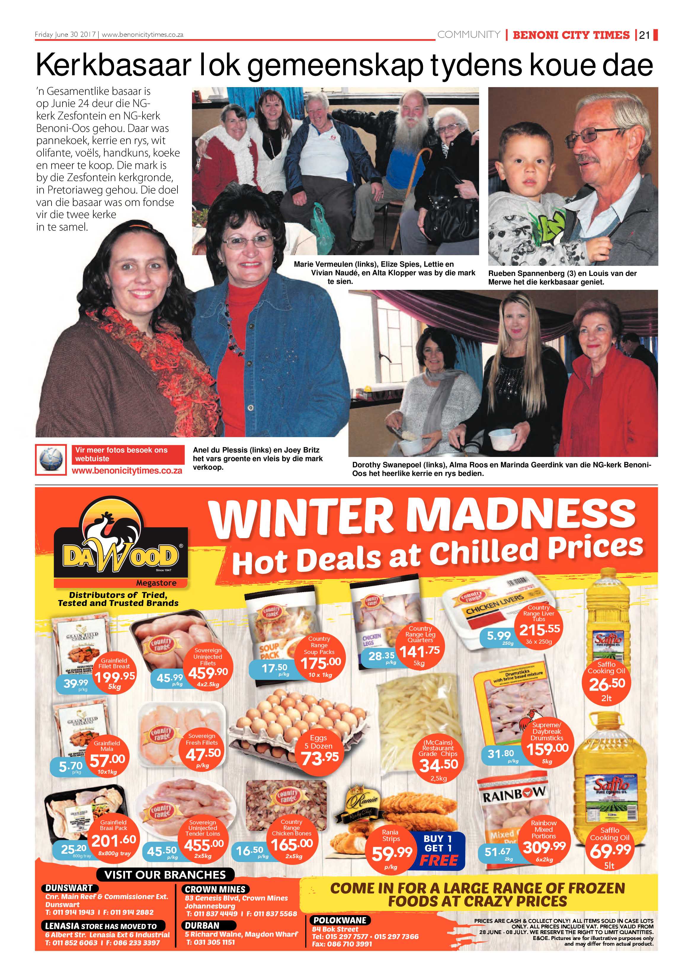 Benoni City Times 29 June 2017 page 21