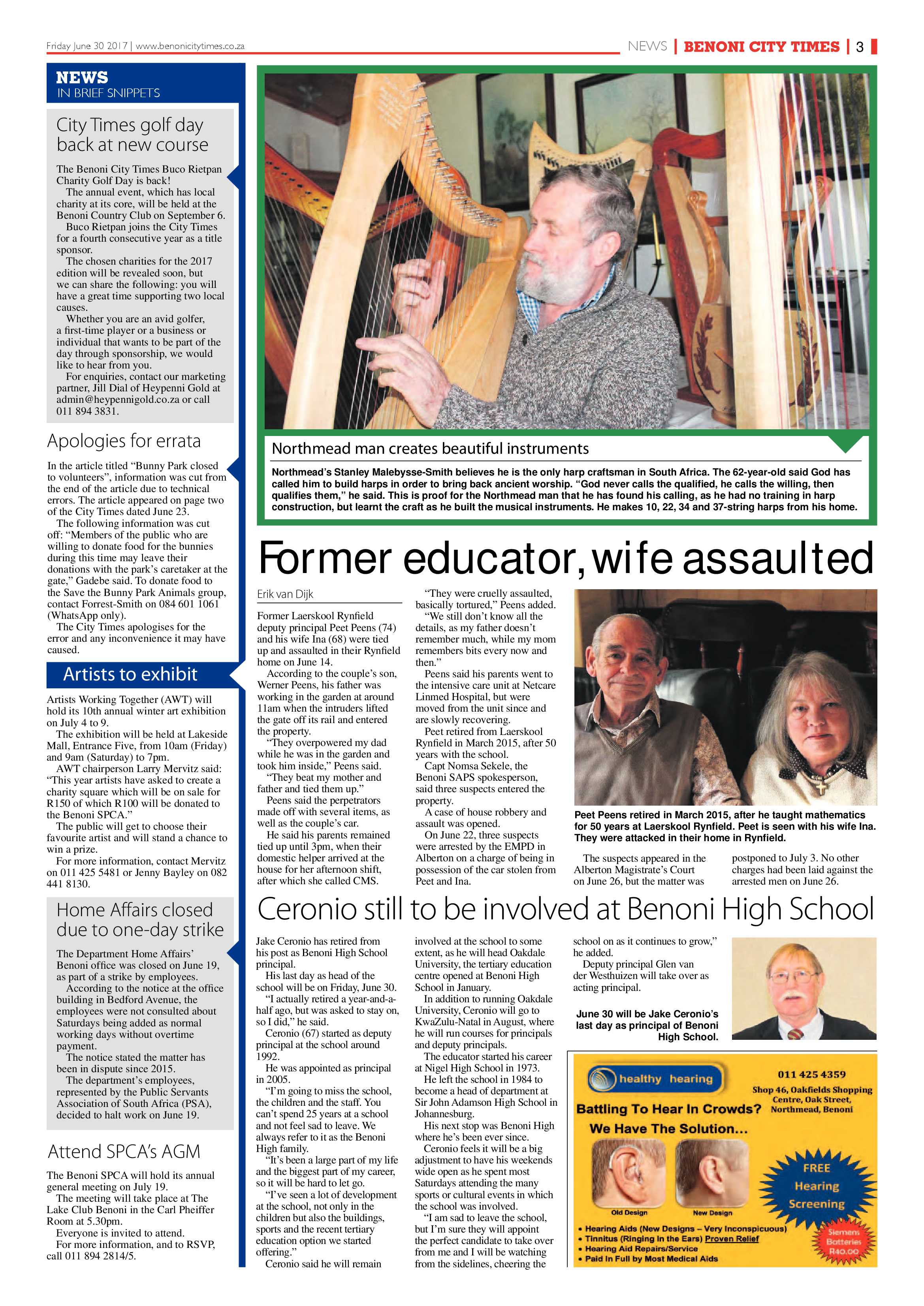 Benoni City Times 29 June 2017 page 3