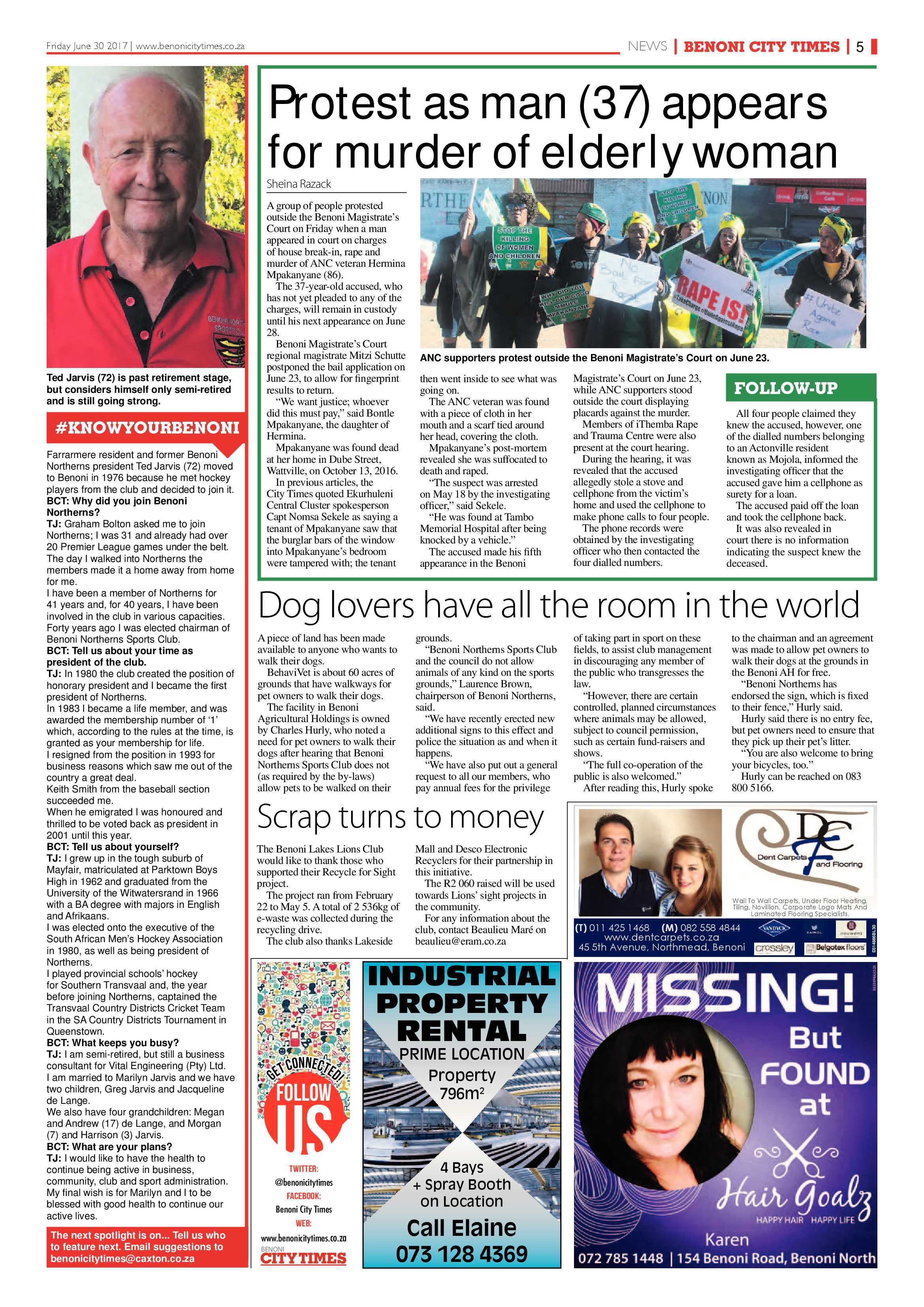 Benoni City Times 29 June 2017 page 5