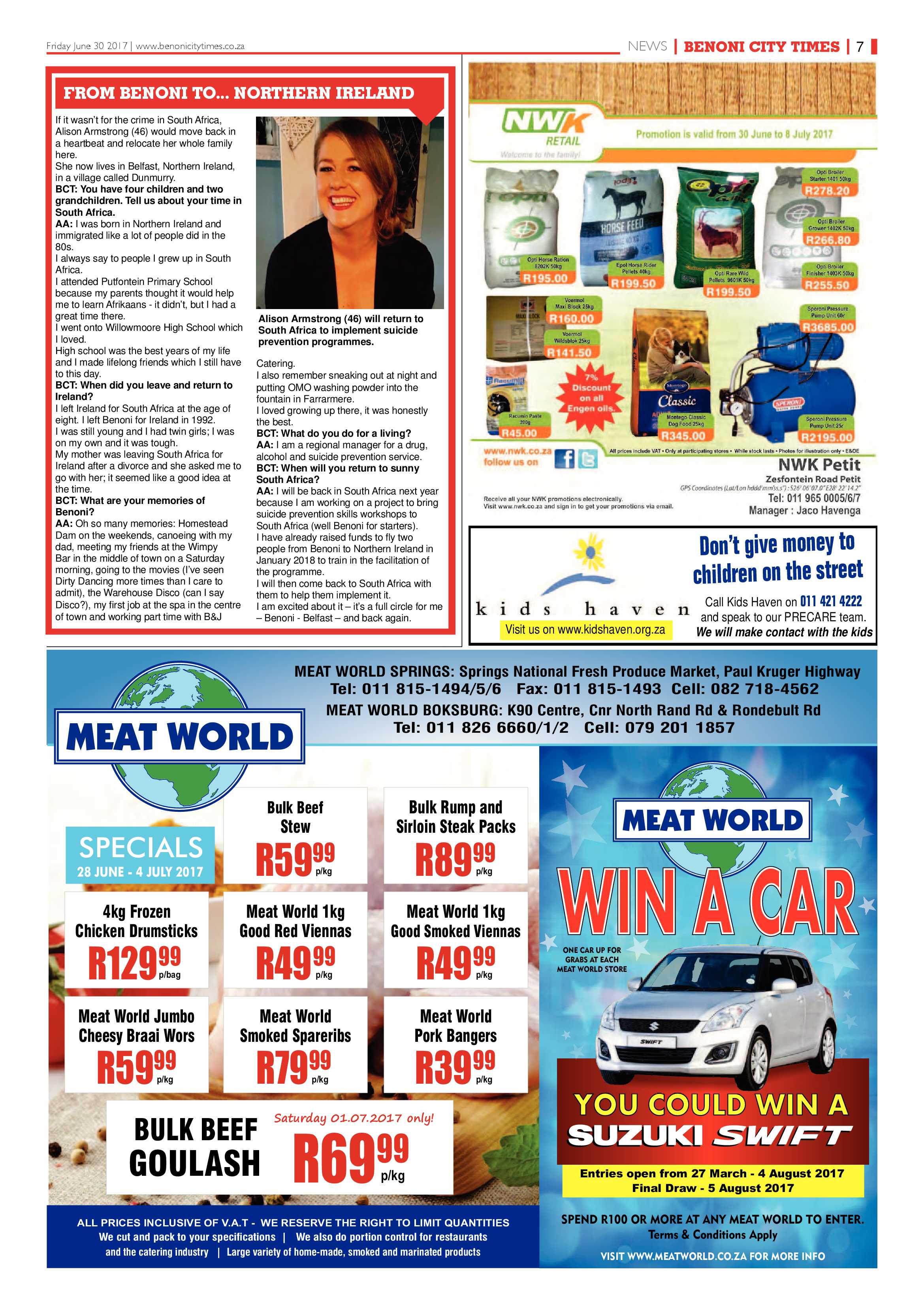 Benoni City Times 29 June 2017 page 7
