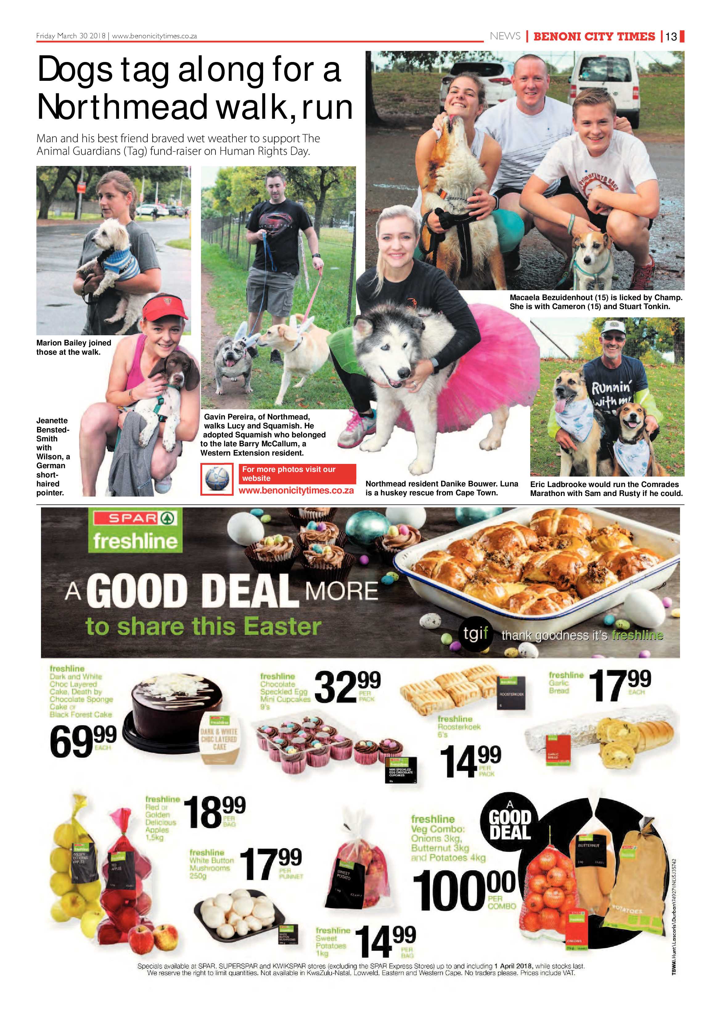 Benoni City Times 29 March 2018 page 13