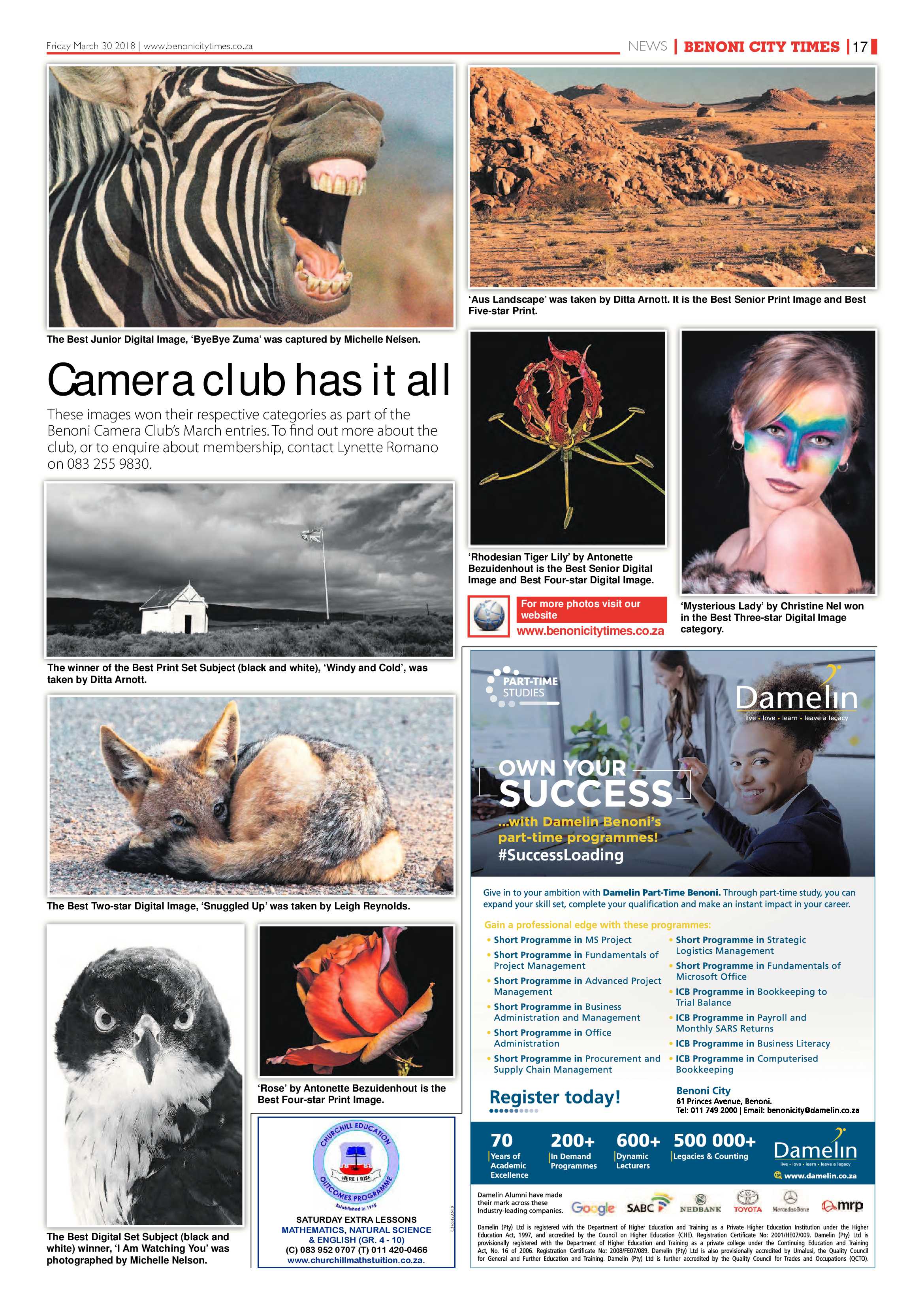 Benoni City Times 29 March 2018 page 17