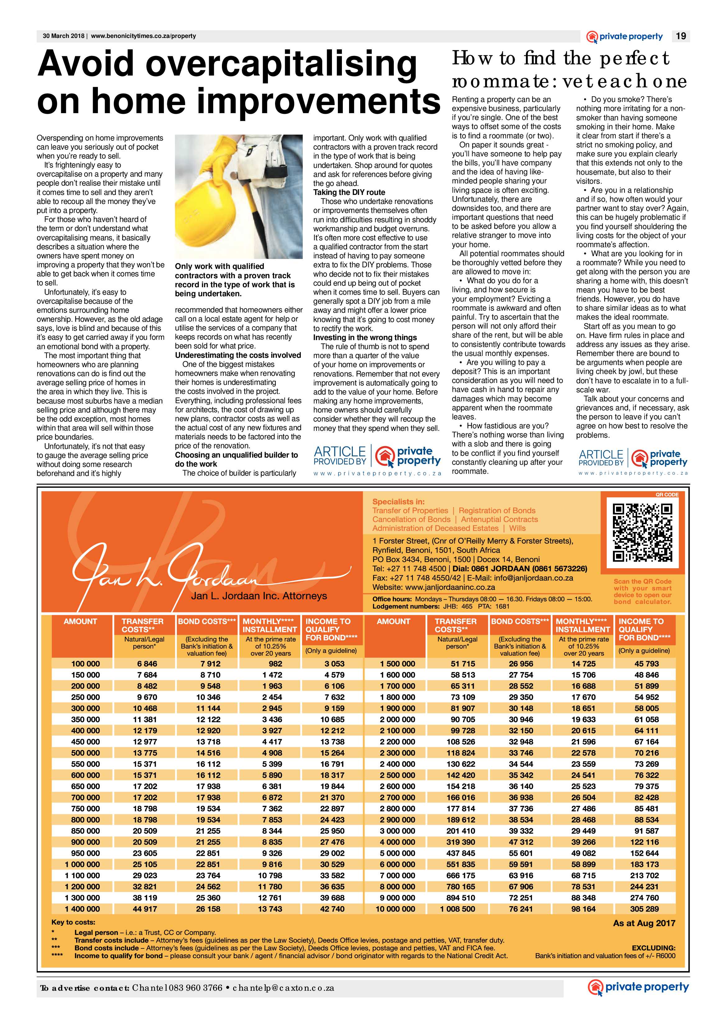 Benoni City Times 29 March 2018 page 19
