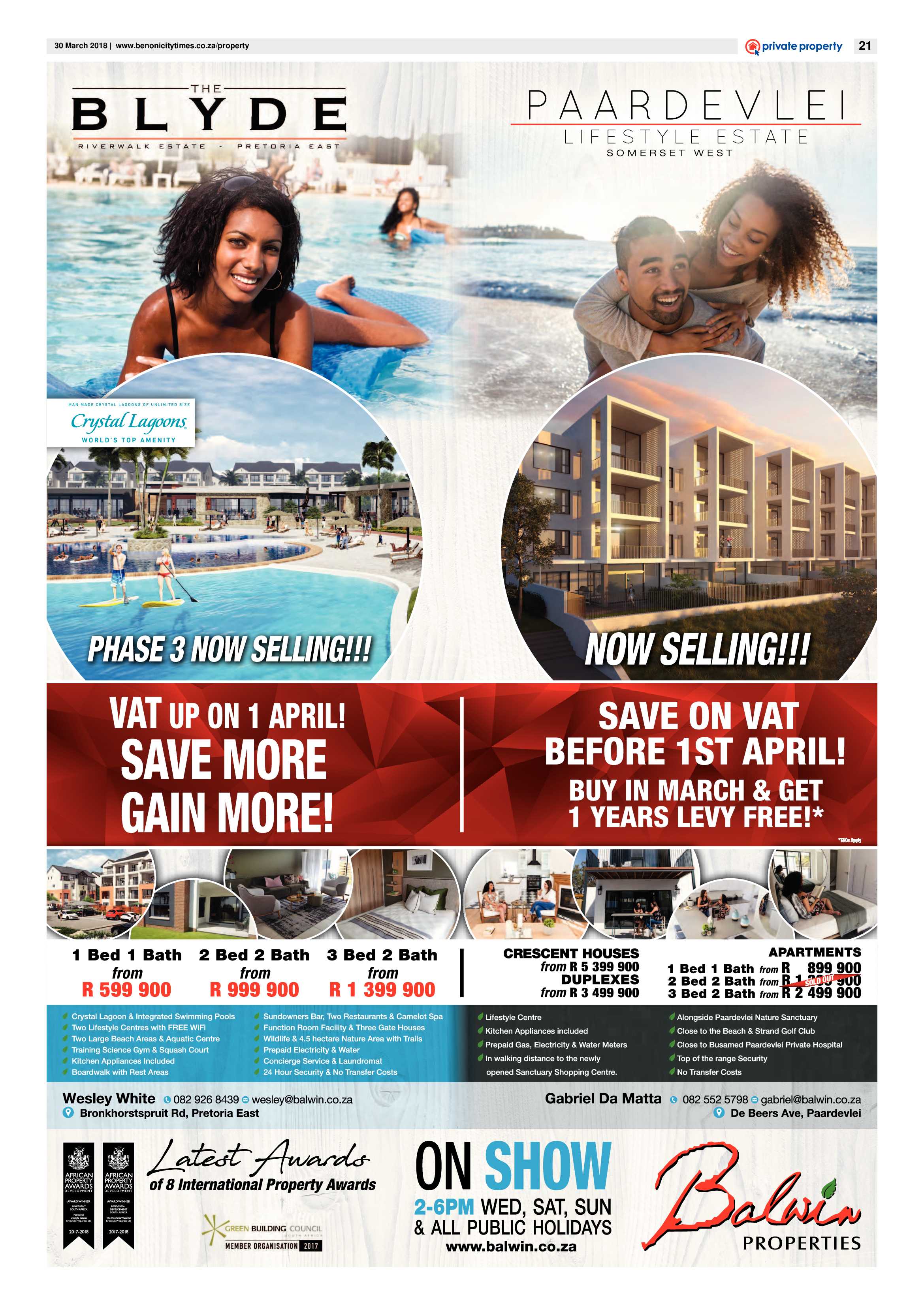Benoni City Times 29 March 2018 page 21
