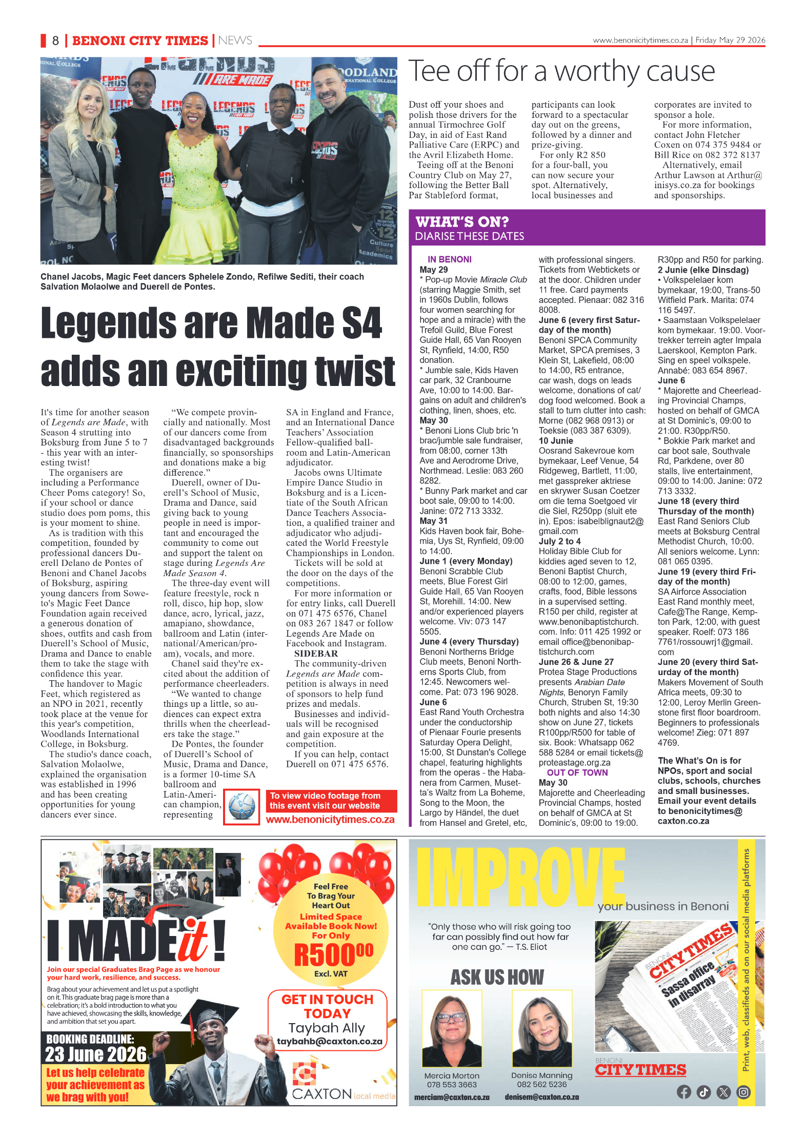 Benoni City Times 29 May 2026 page 8