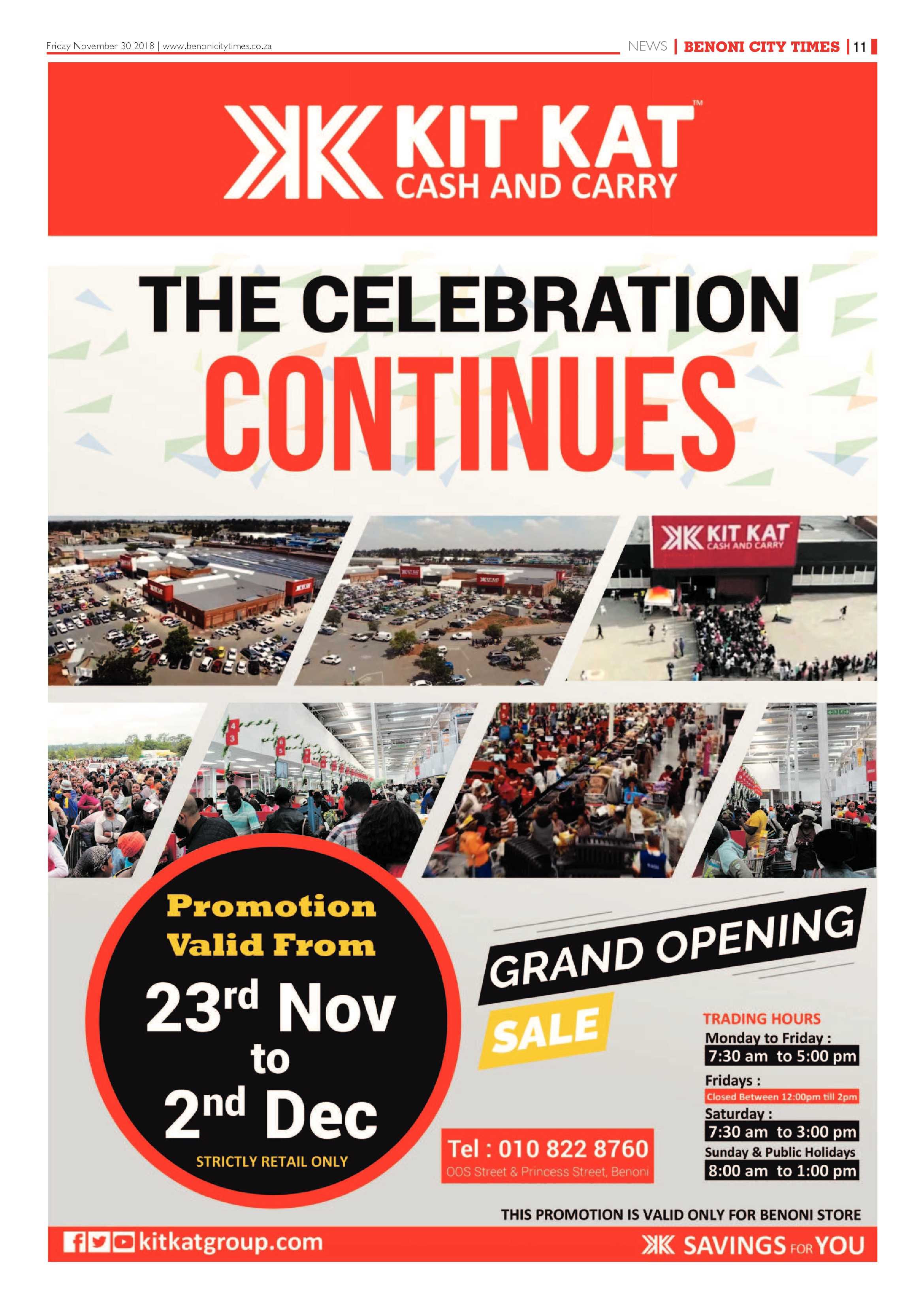 Benoni City Times 29 November 2018 page 11