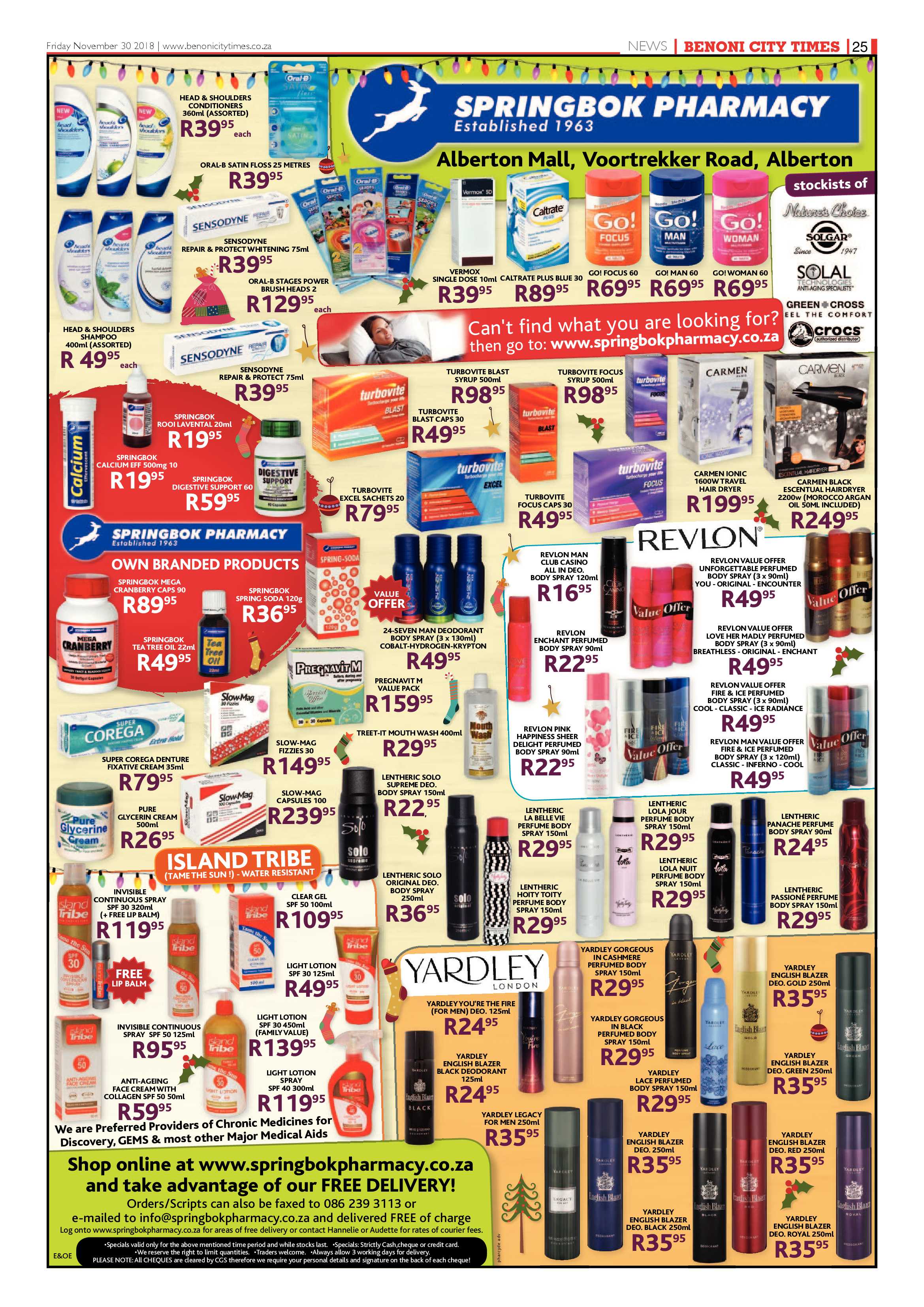 Benoni City Times 29 November 2018 page 25