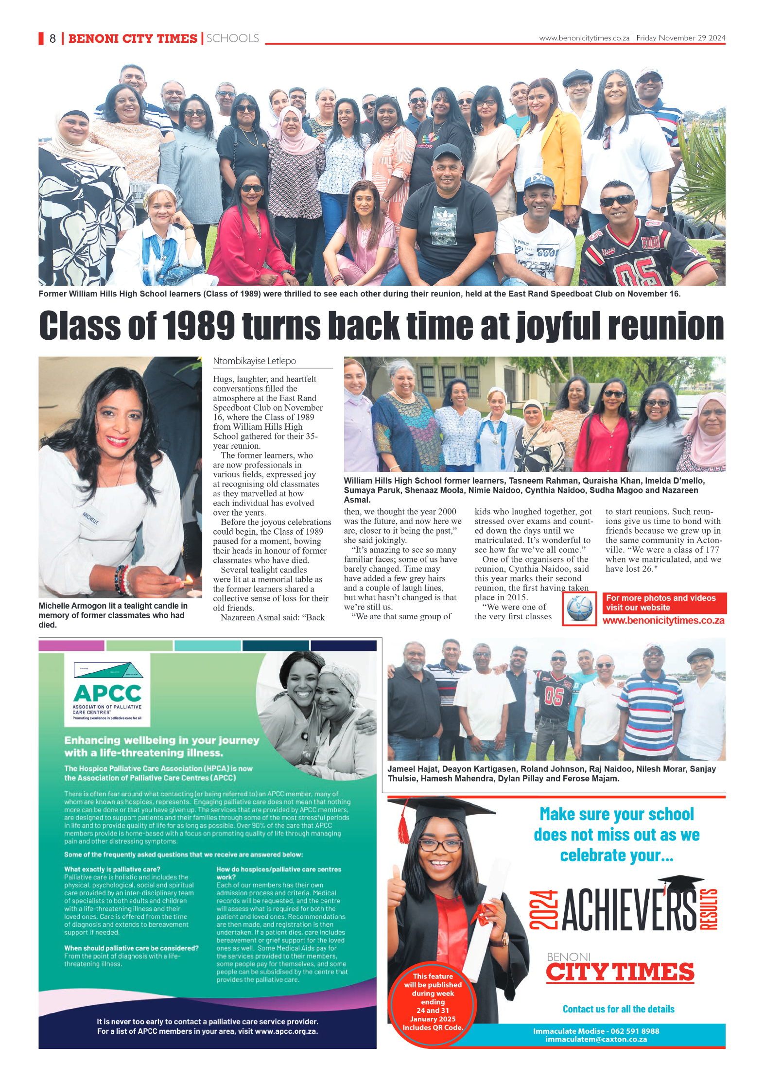 Benoni City Times 29 November 2024 page 8