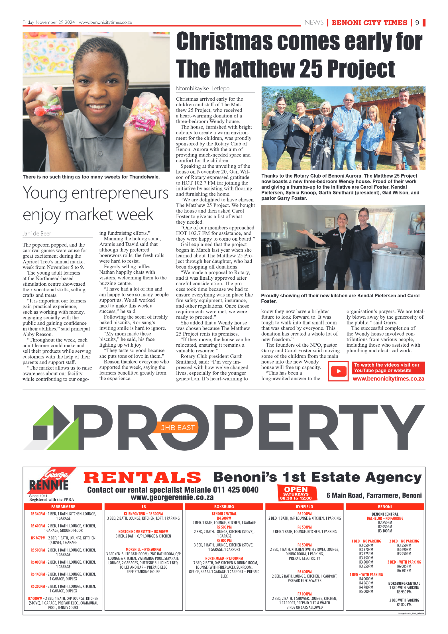 Benoni City Times 29 November 2024 page 9