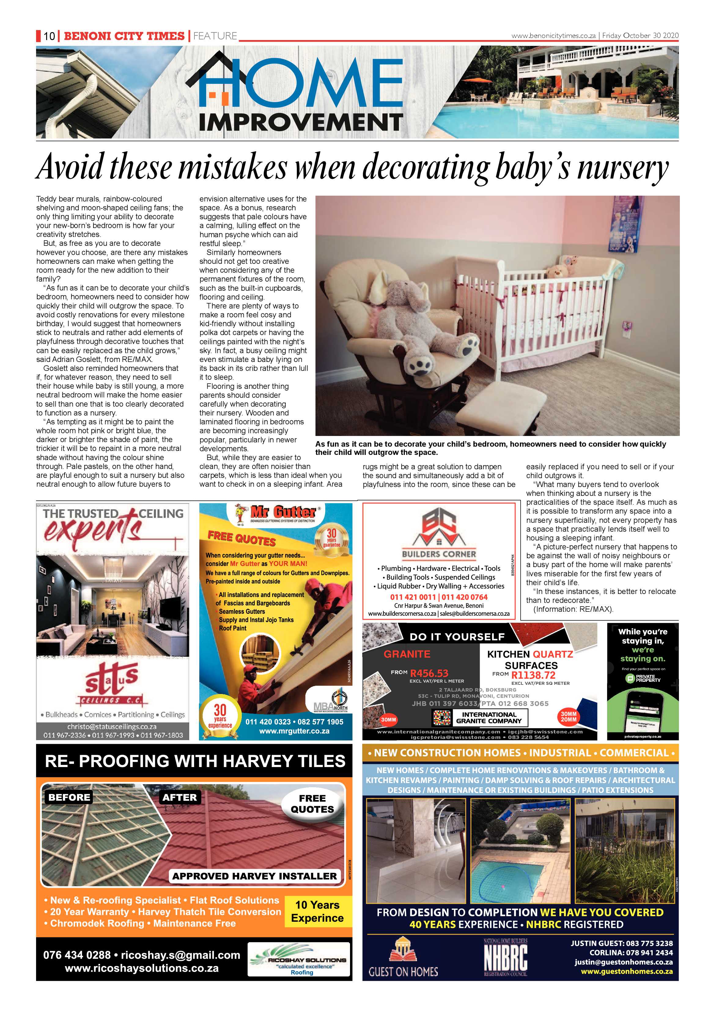 Benoni City Times 29 October 2020 page 10