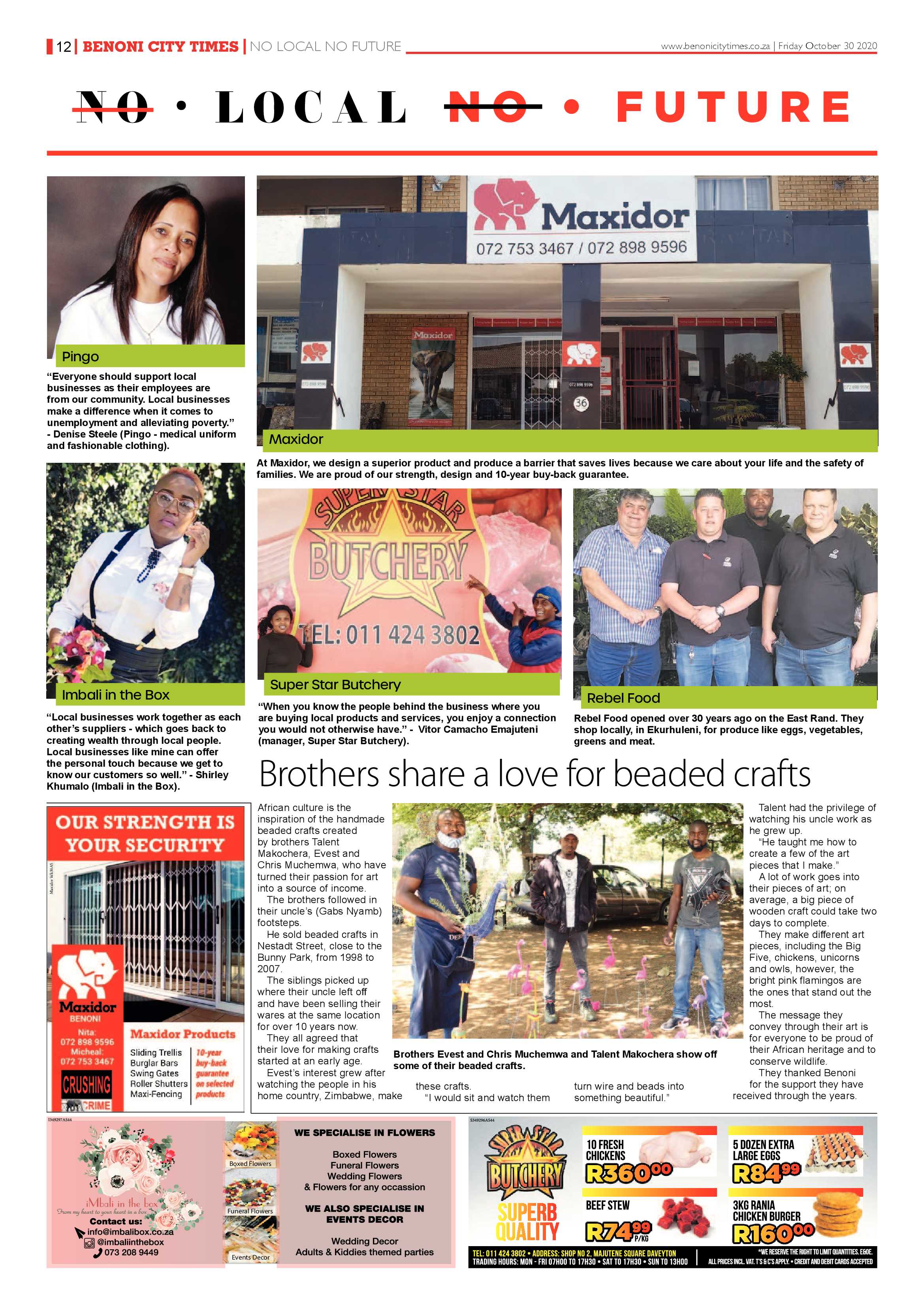 Benoni City Times 29 October 2020 page 12