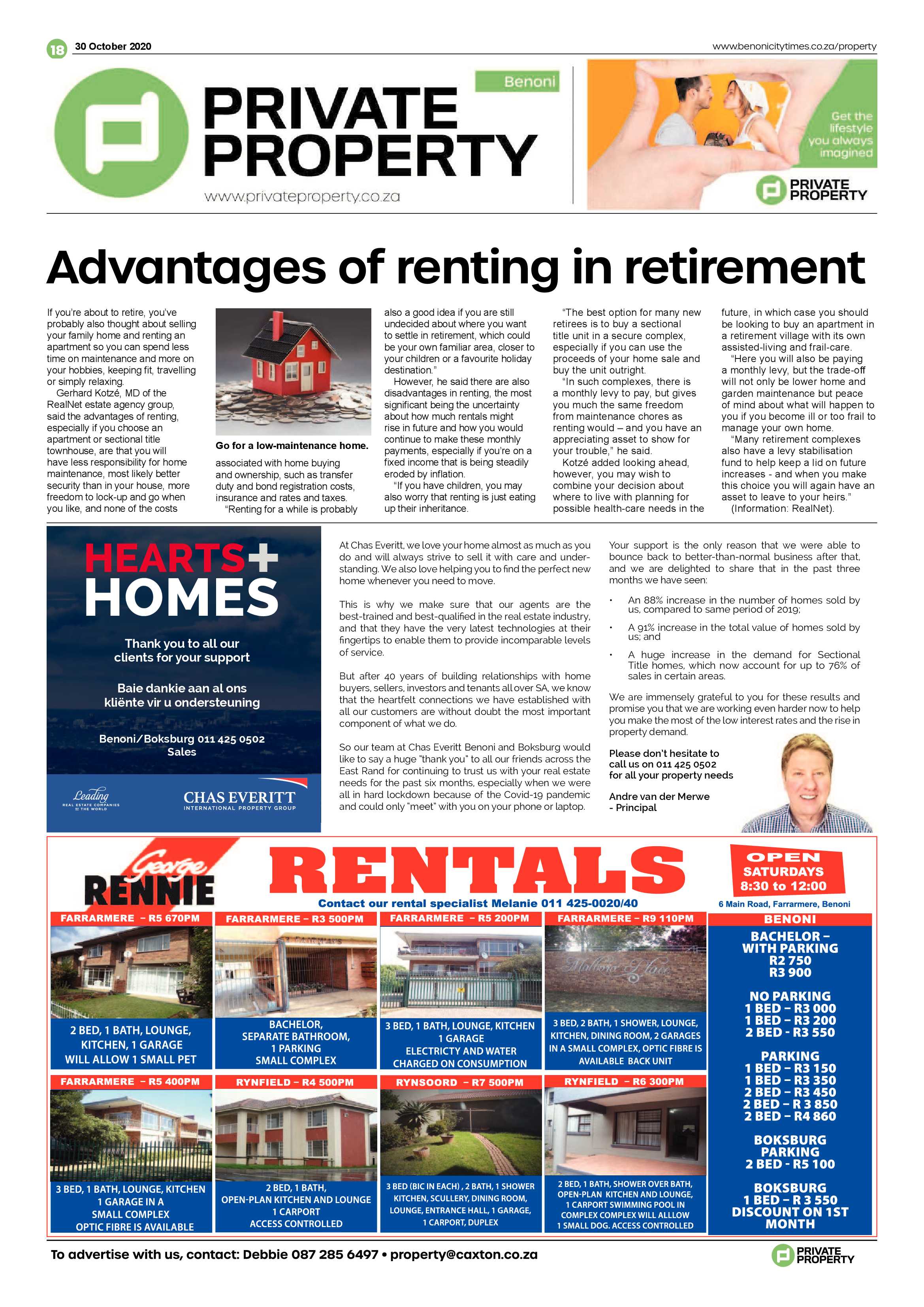 Benoni City Times 29 October 2020 page 18