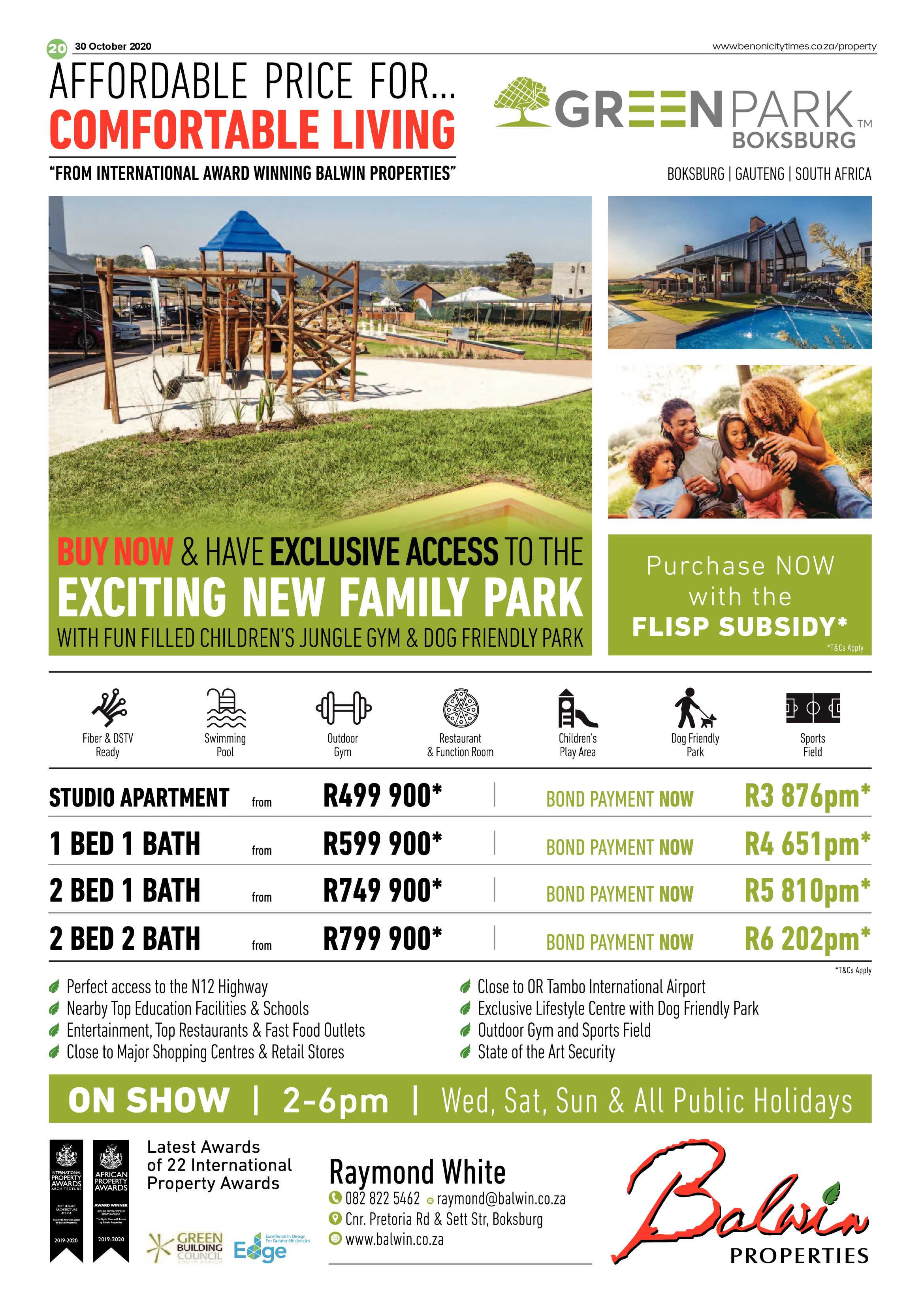 Benoni City Times 29 October 2020 page 20