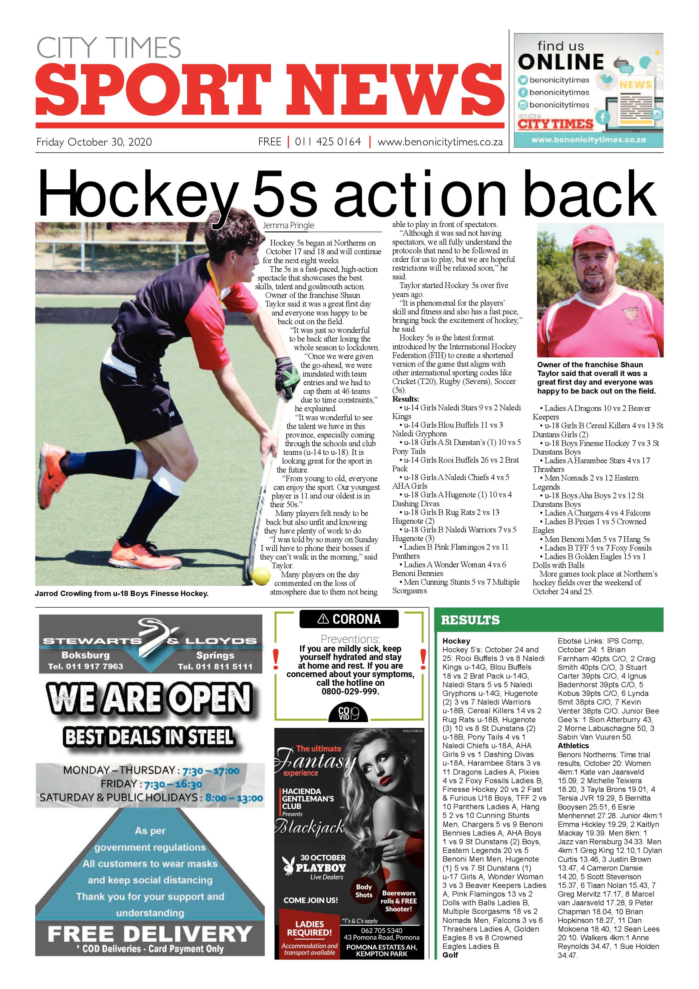 Benoni City Times 29 October 2020 page 24