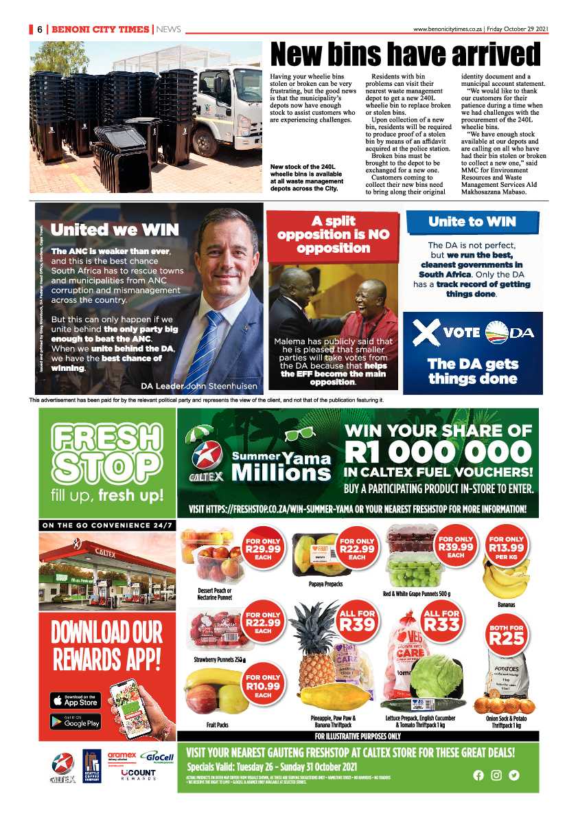 Benoni City Times 29 October 2021 page 8