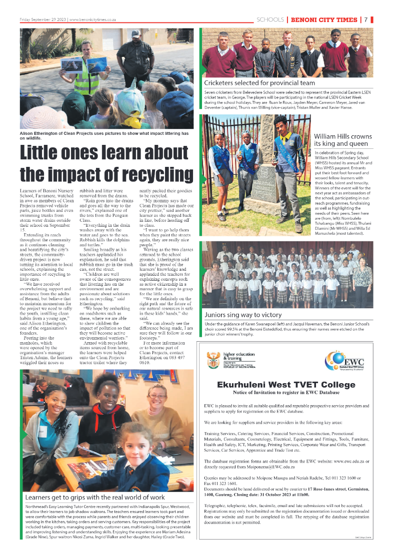 Benoni City Times 29 September 2023 page 6