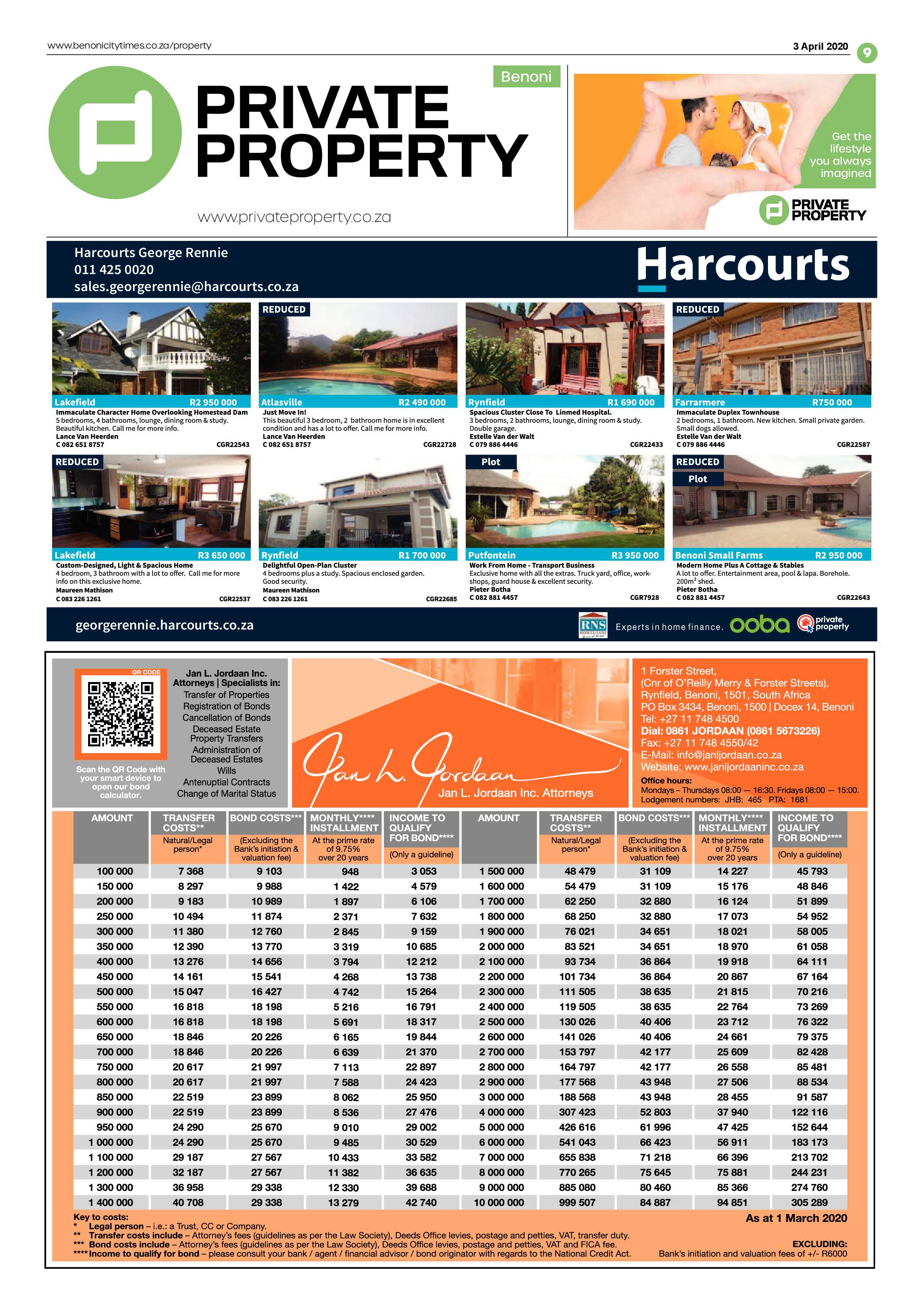 Benoni City Times 2 April 2020 page 9