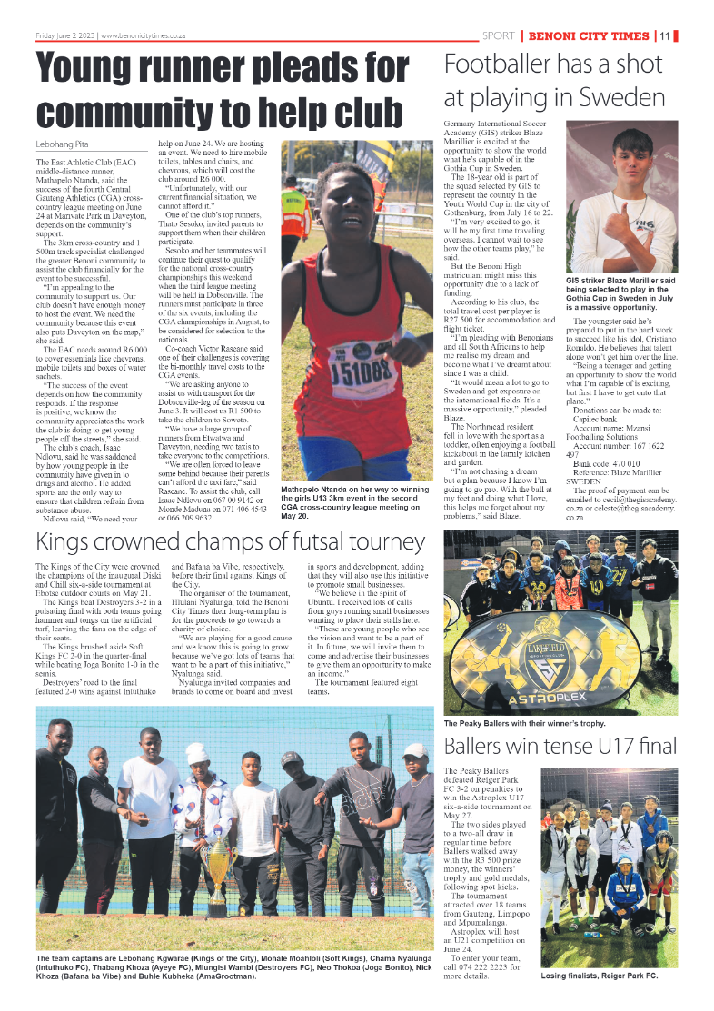 Benoni City Times 2 June 2023 page 11