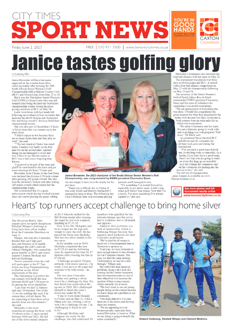 Benoni City Times 2 June 2023 page 12