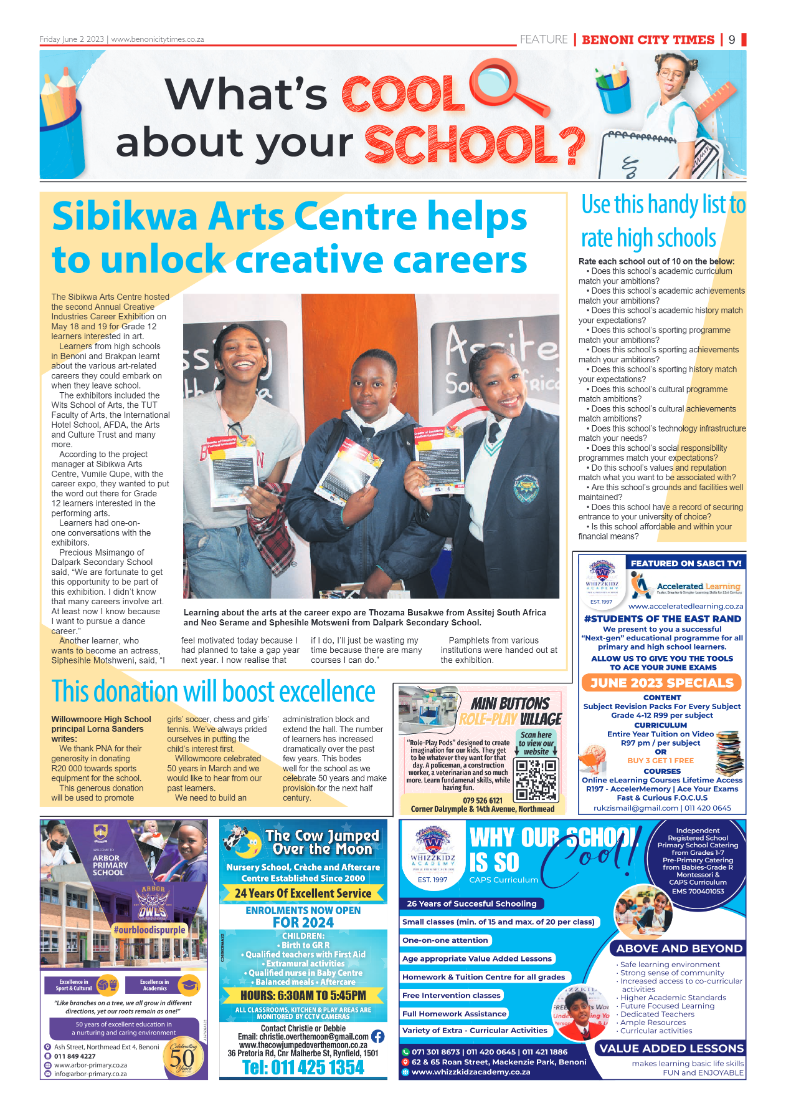 Benoni City Times 2 June 2023 page 9