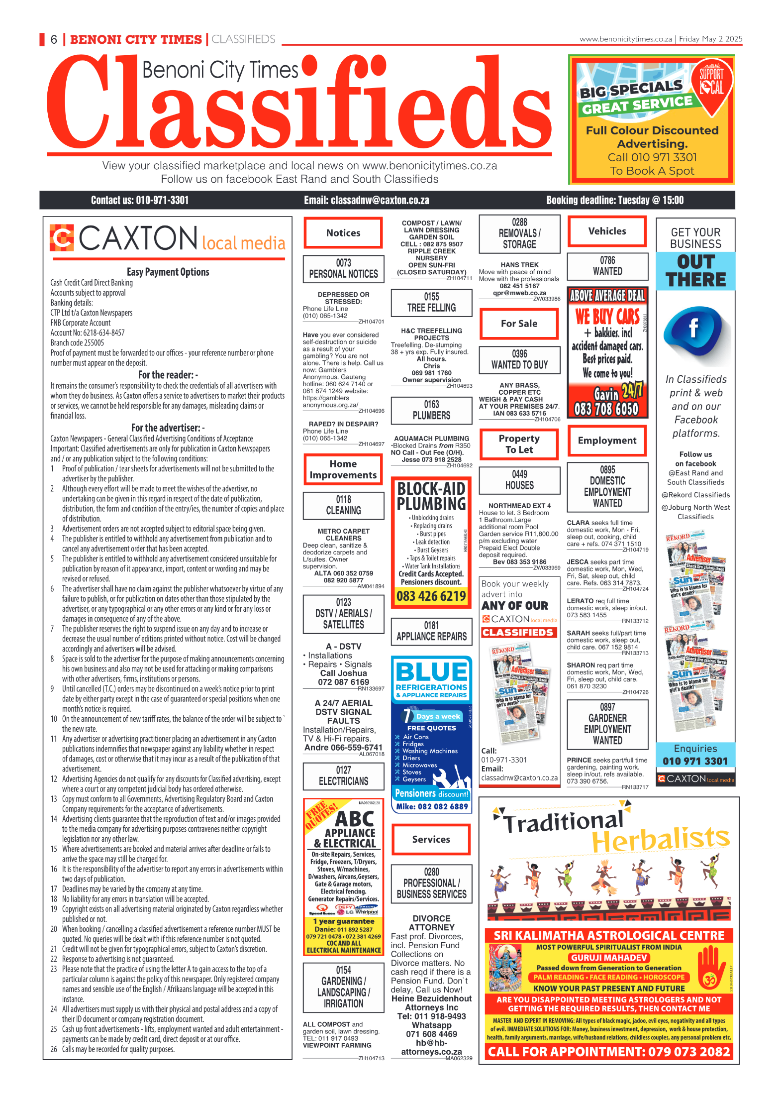 Benoni City Times 2 May 2025 page 6