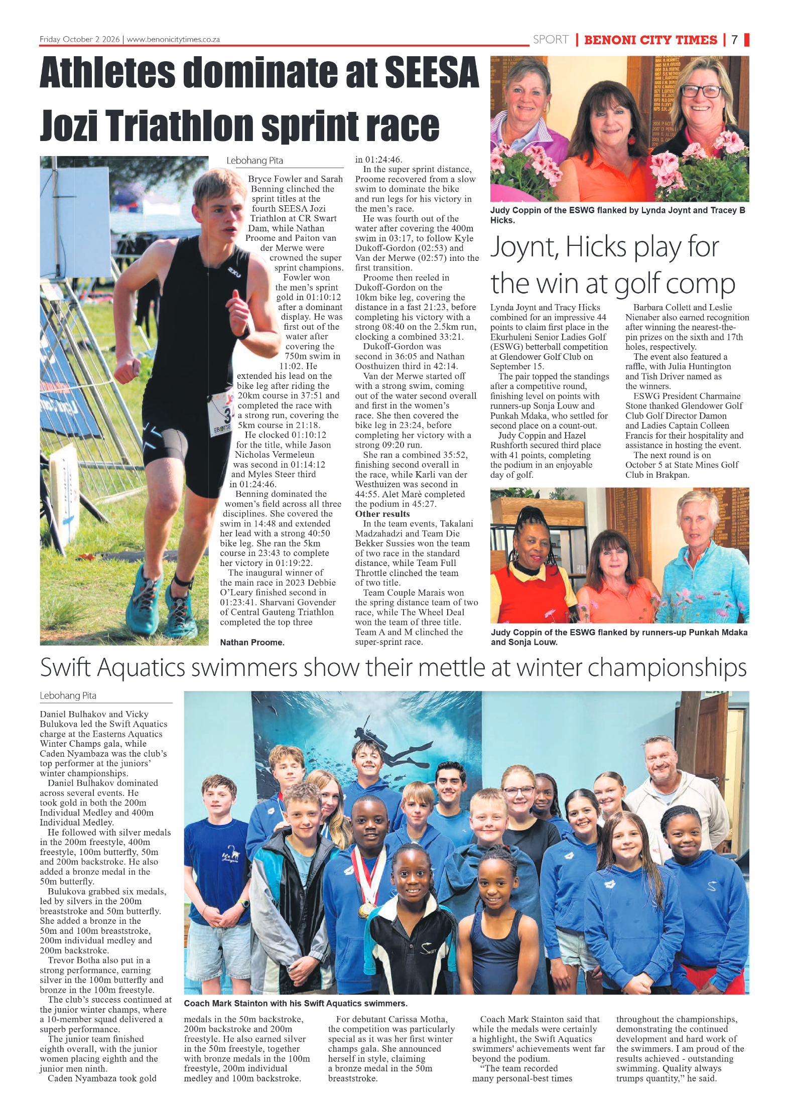 Benoni City Times 2 October 2026 page 7