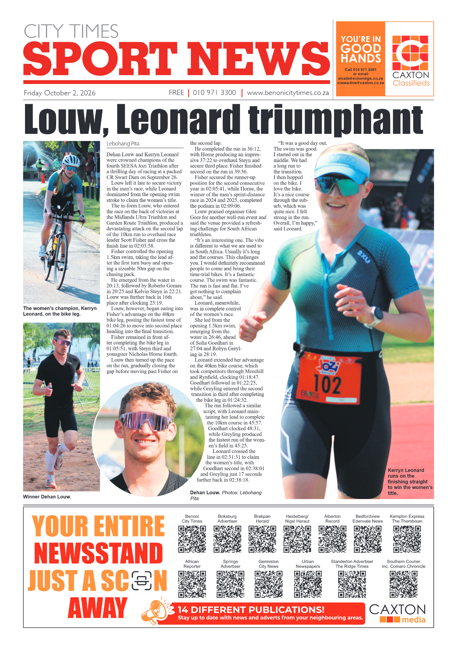 Benoni City Times 2 October 2026 page 8