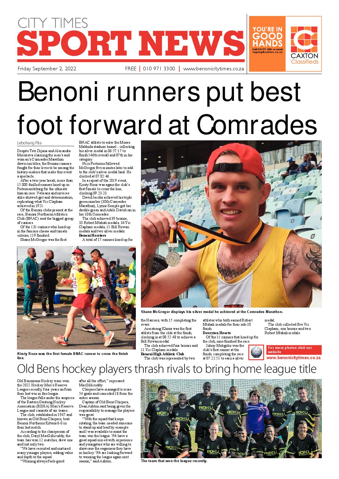 Benoni City Times 2 September 2022 page 12