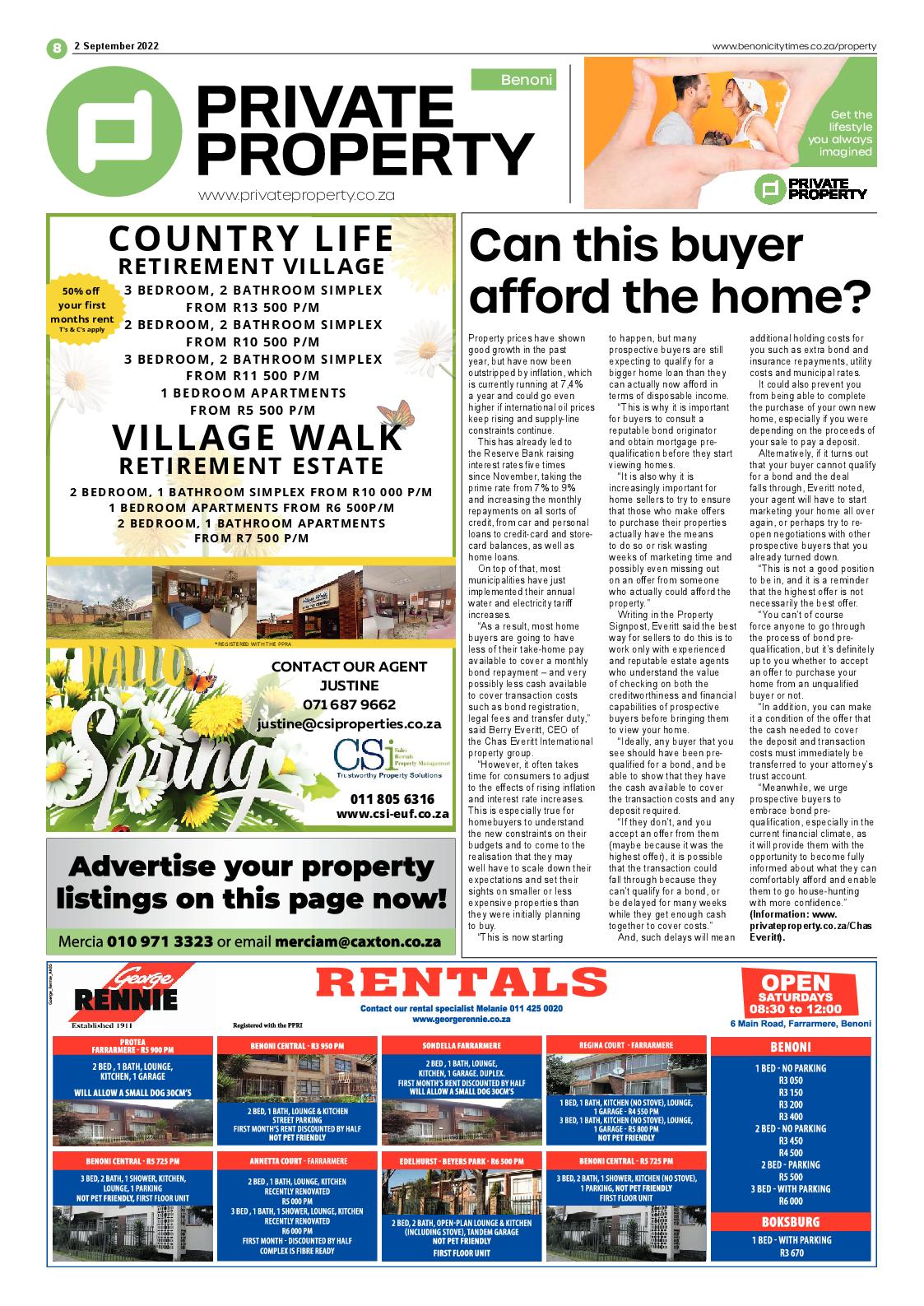 Benoni City Times 2 September 2022 page 8