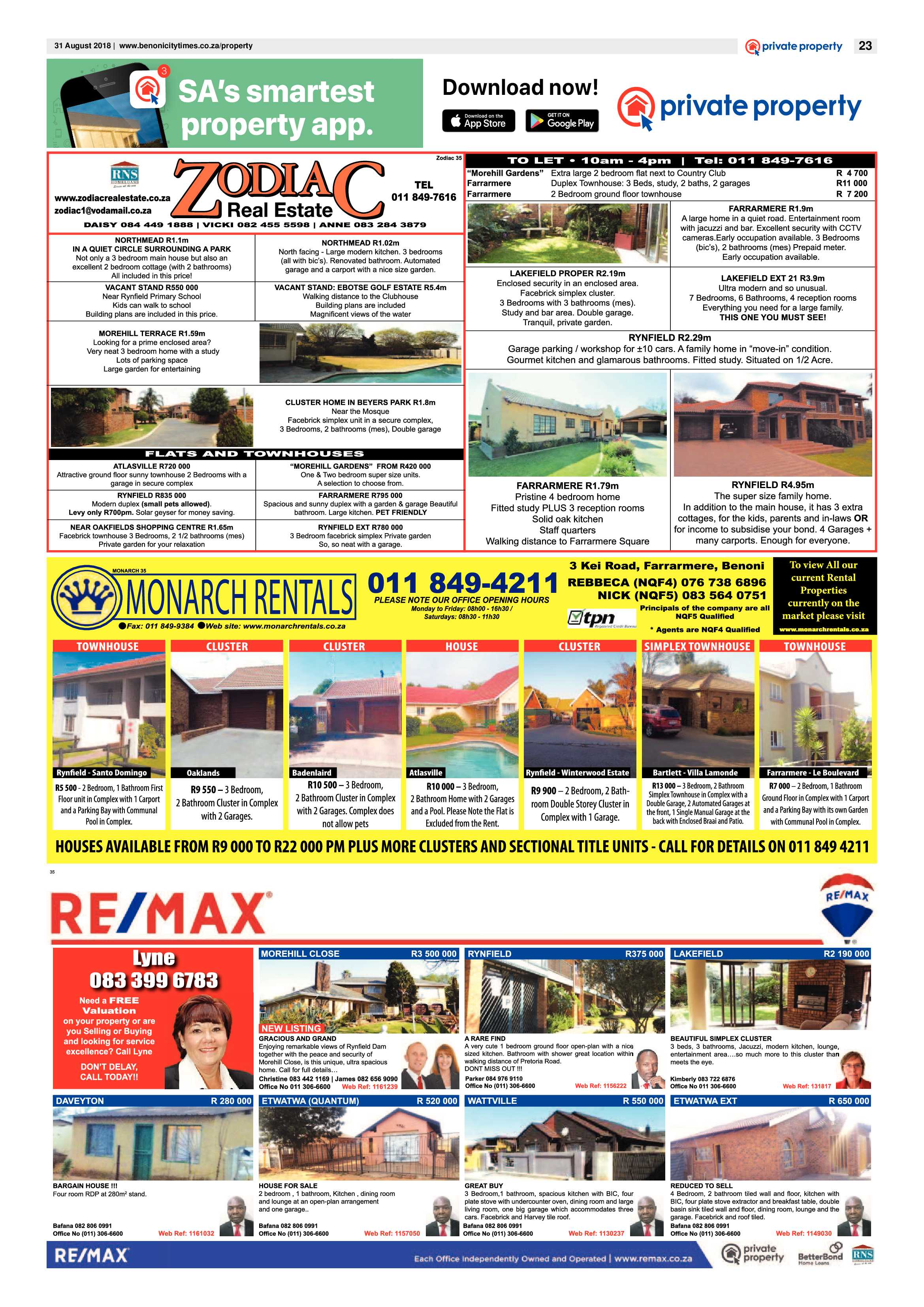 Benoni City Times 30 August 2018 page 23