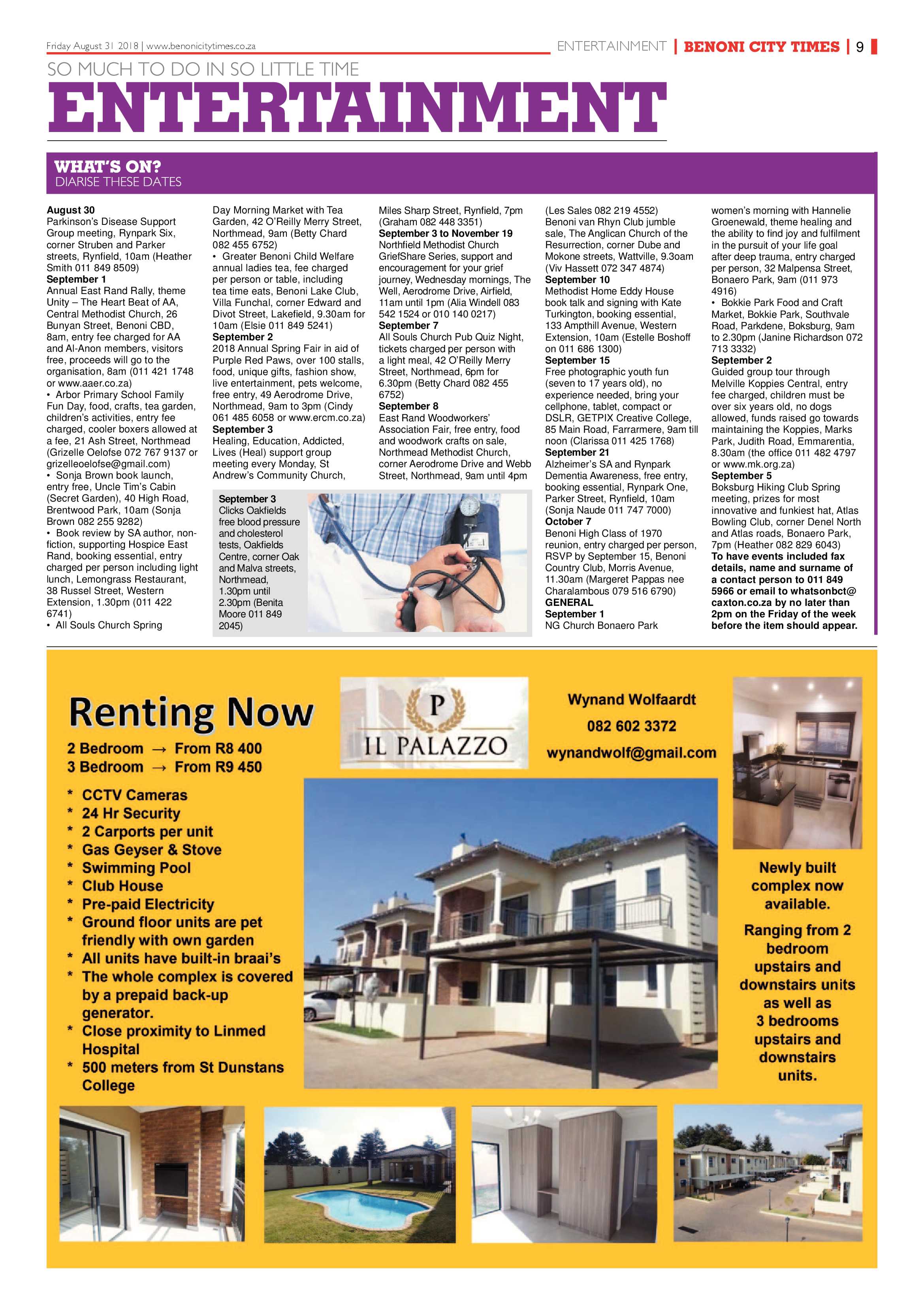 Benoni City Times 30 August 2018 page 9