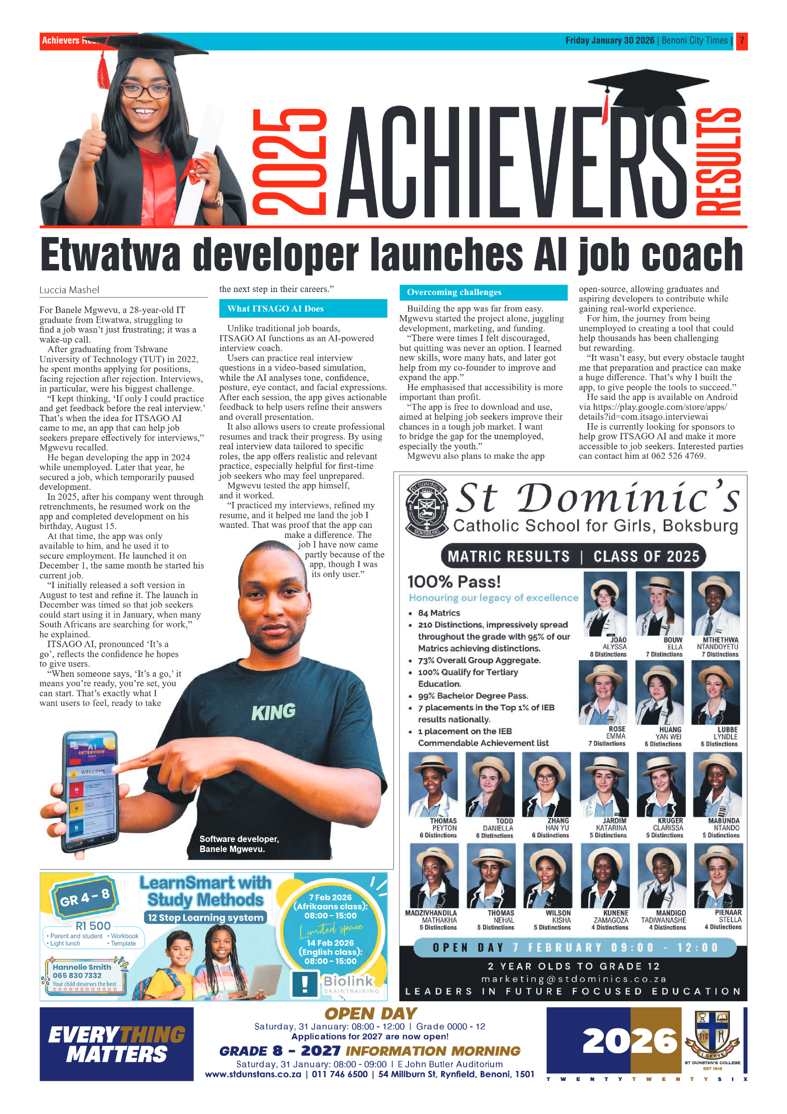 Benoni City Times 30 January 2026 page 7