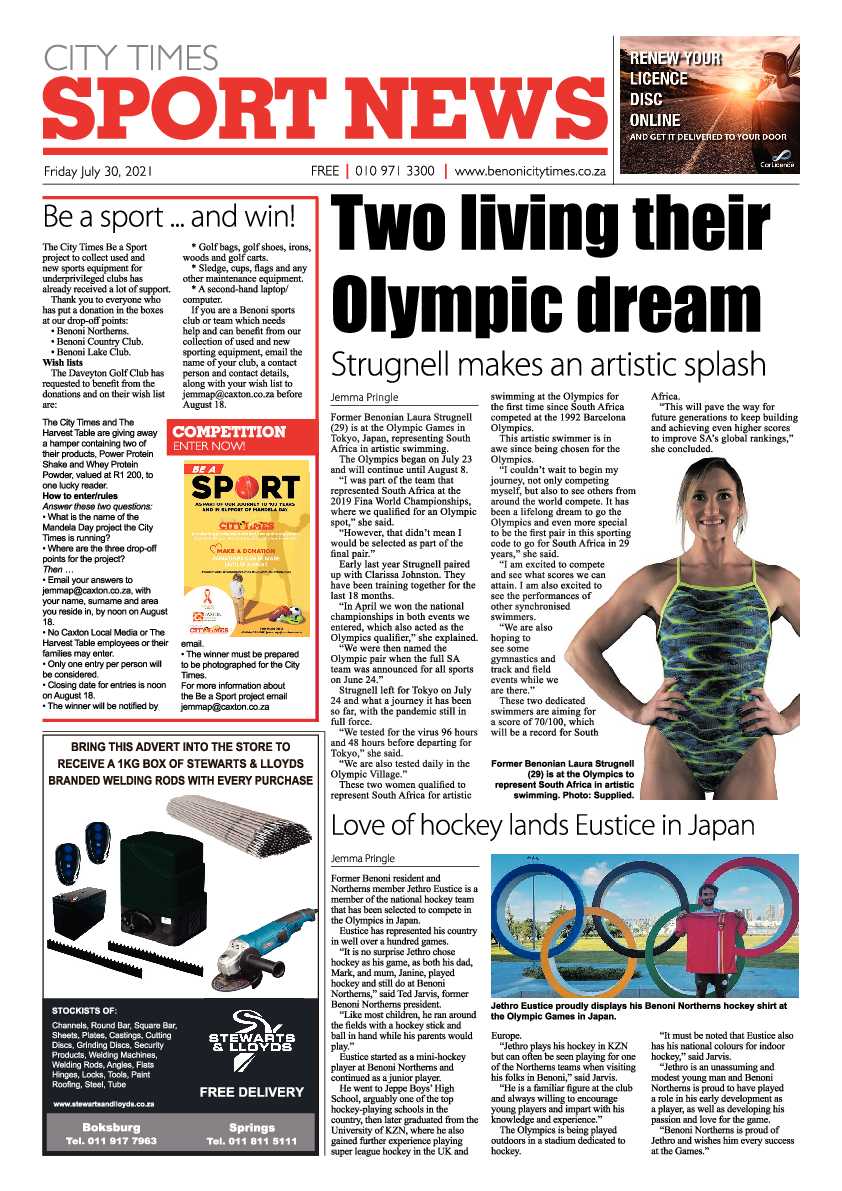 Benoni City Times 30 July 2021 page 20