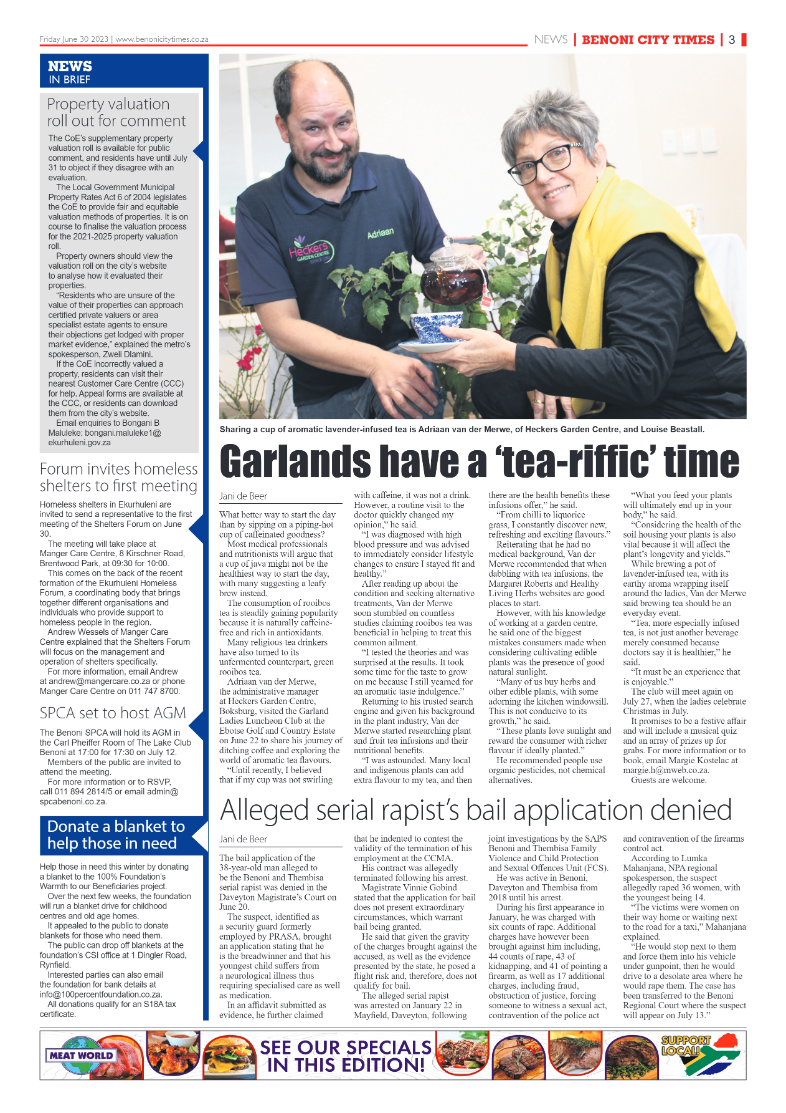 Benoni City Times 30 June 2023 page 3