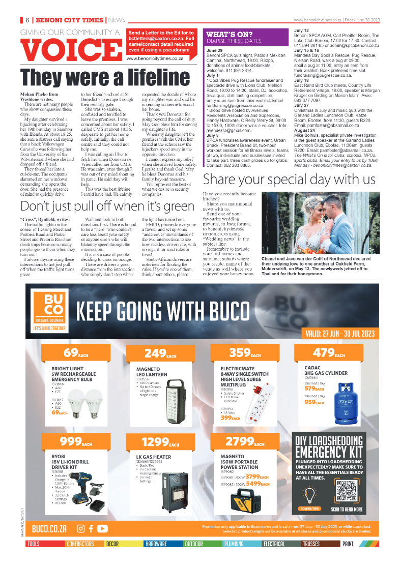 Benoni City Times 30 June 2023 page 6