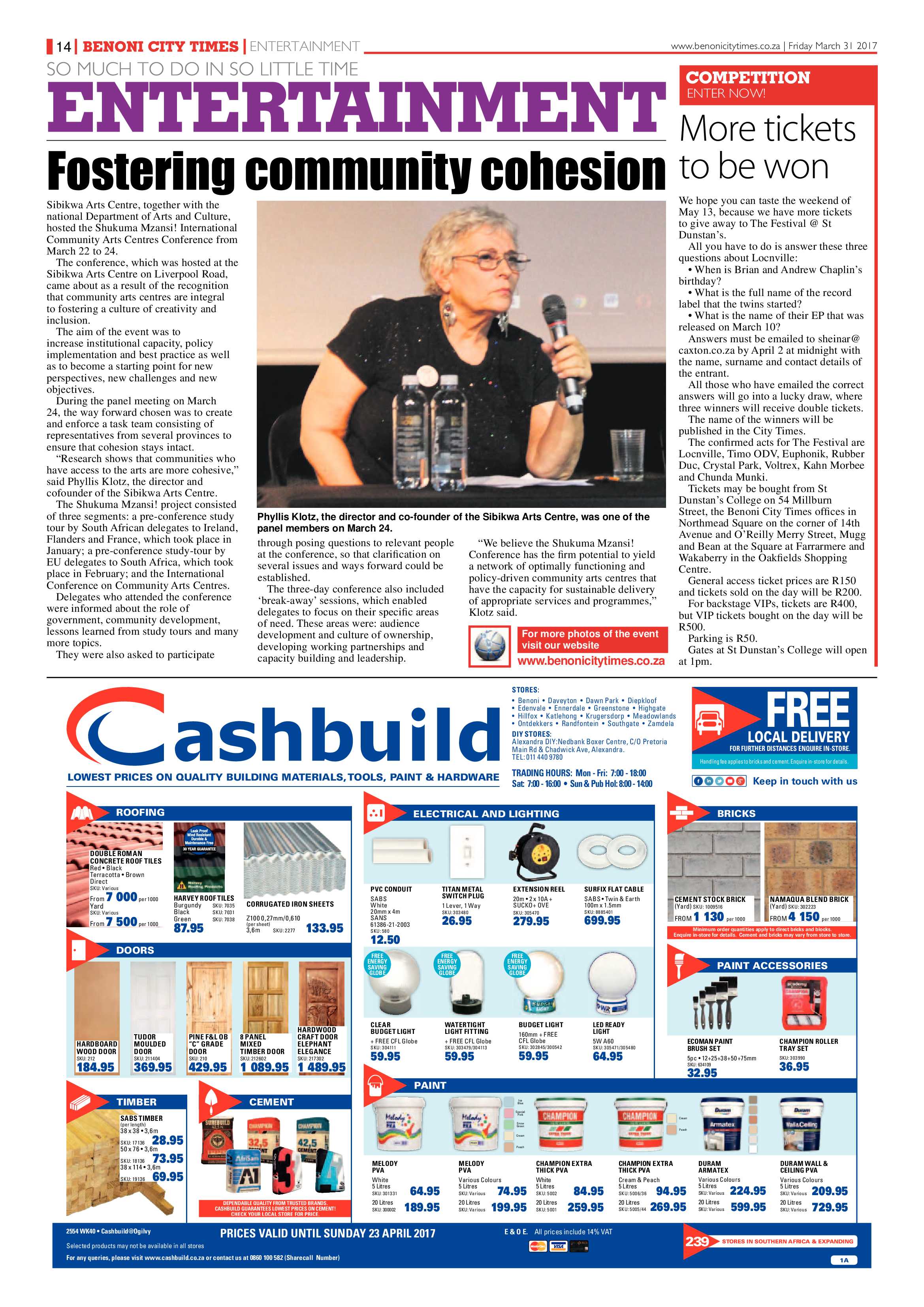 Benoni City Times 30 March 2017 page 14